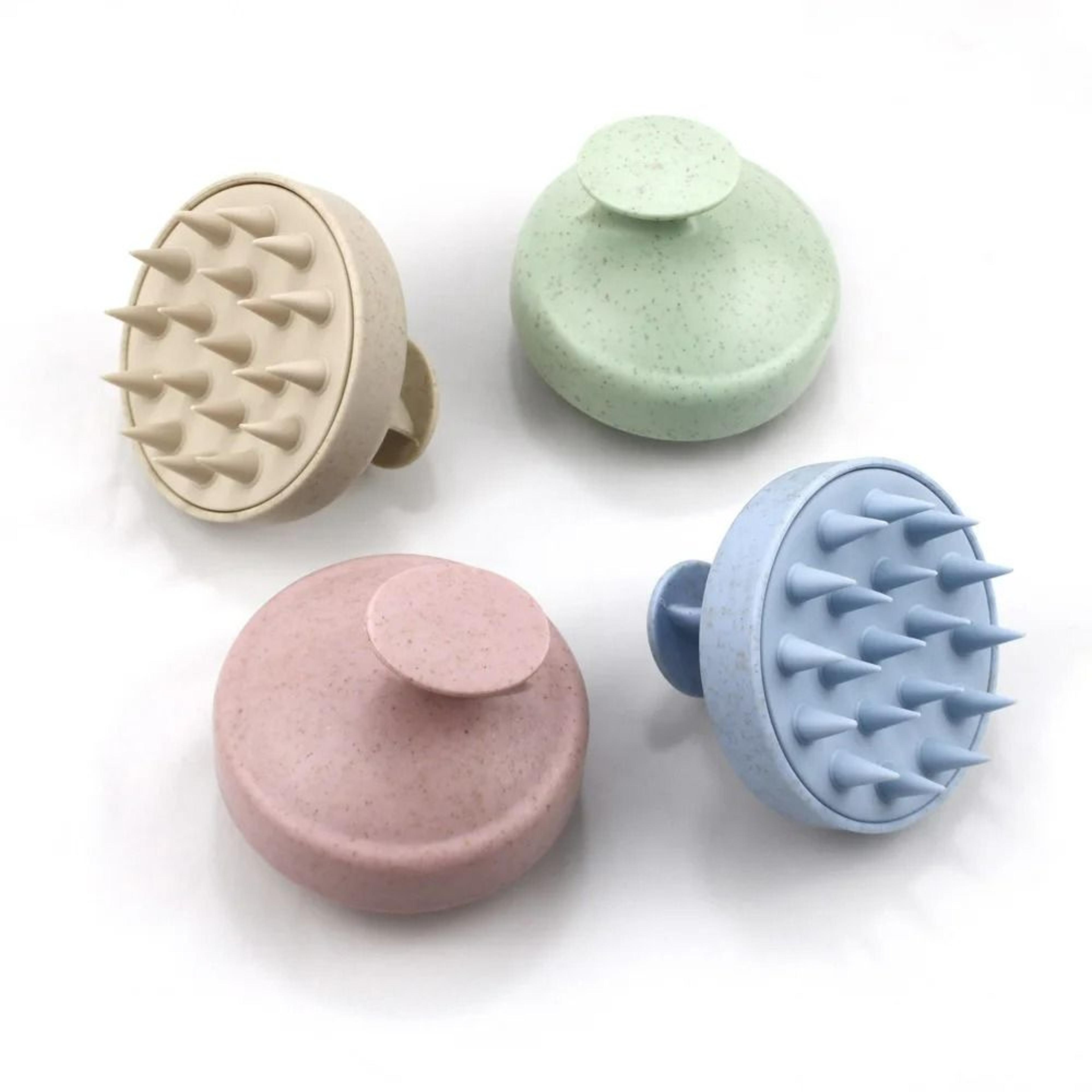 silicone scalp massager & shampoo brush