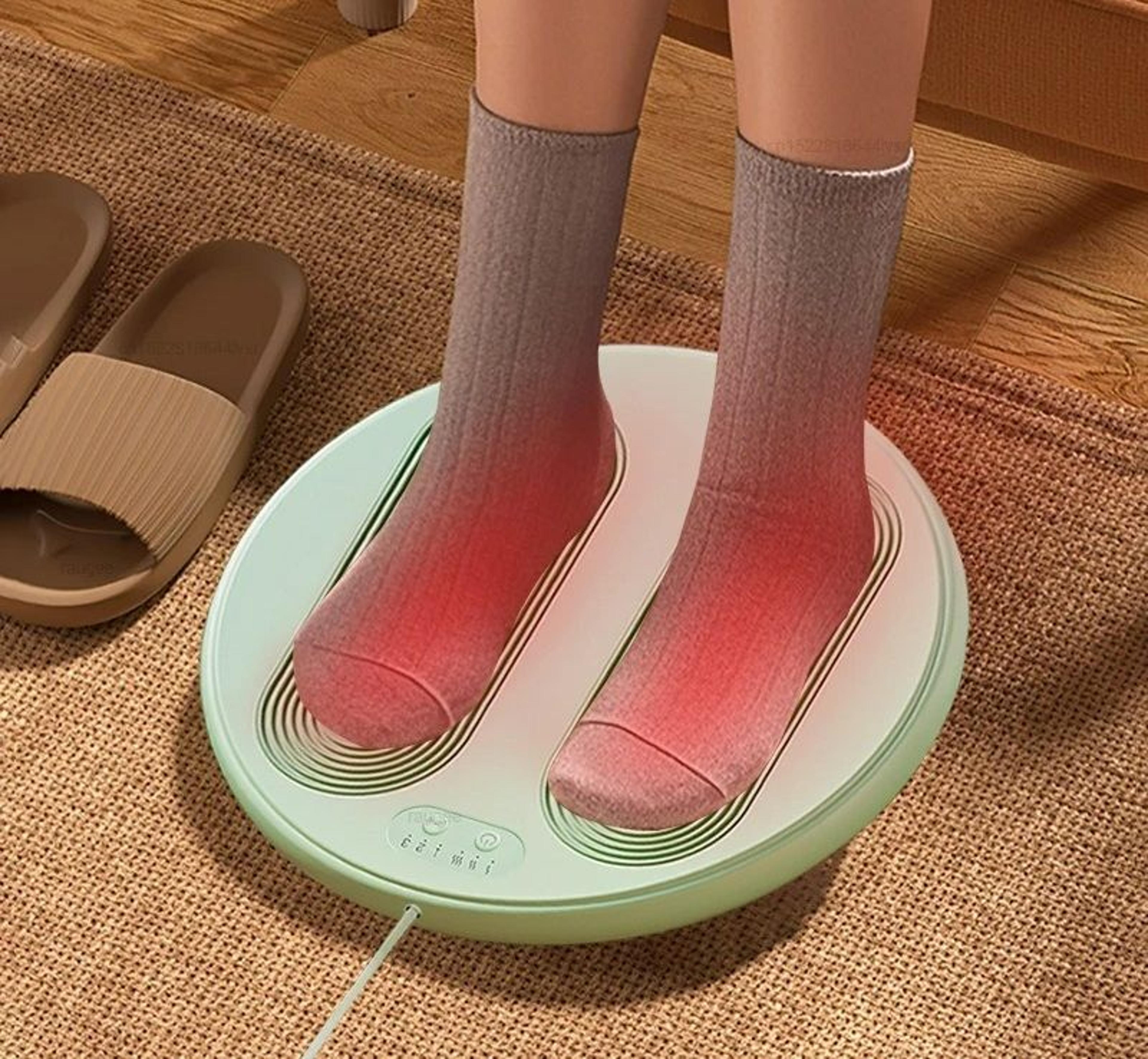 plush usb electric foot warmer & heating cushion