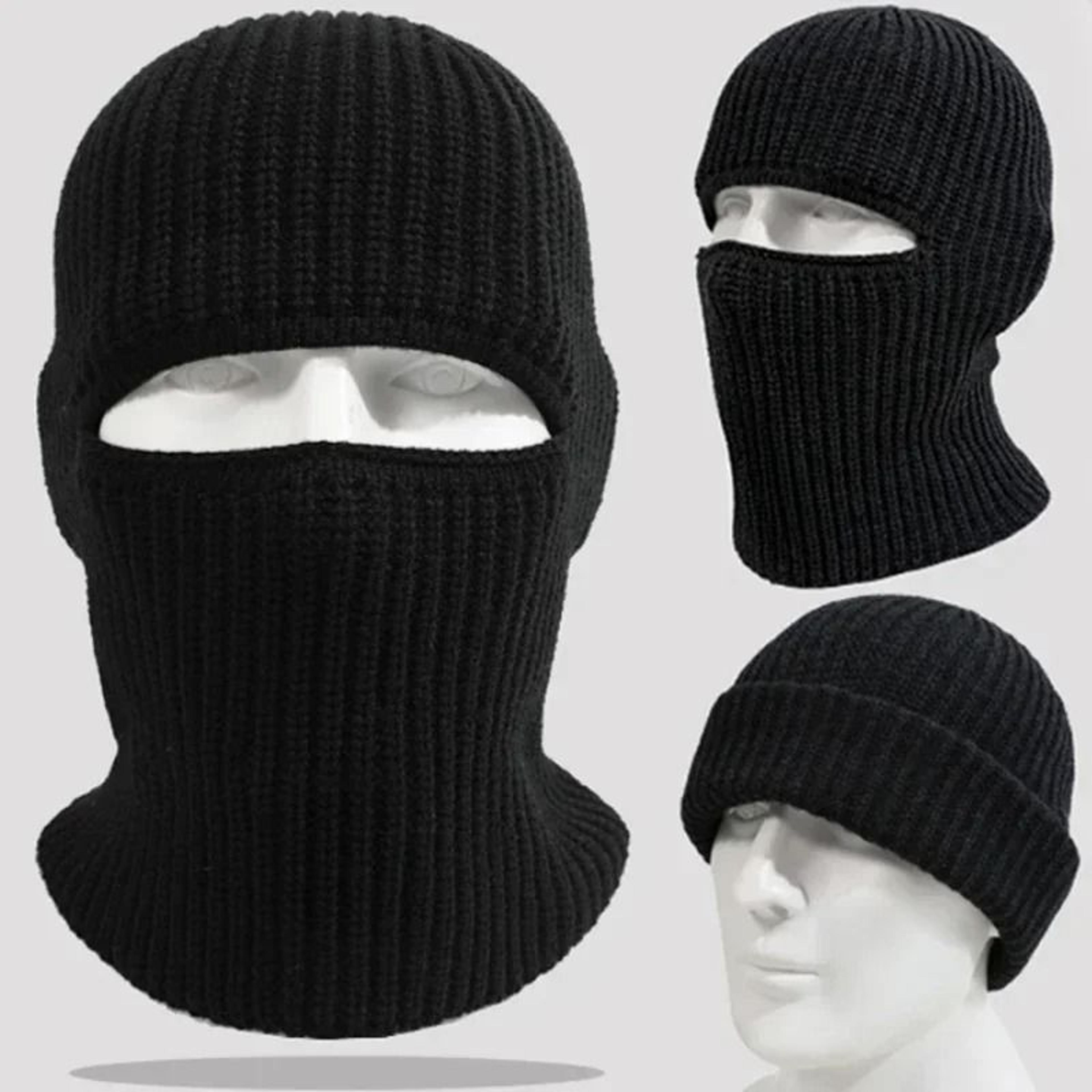 2-in-1 thickened winter ski balaclava & full-face mask hat