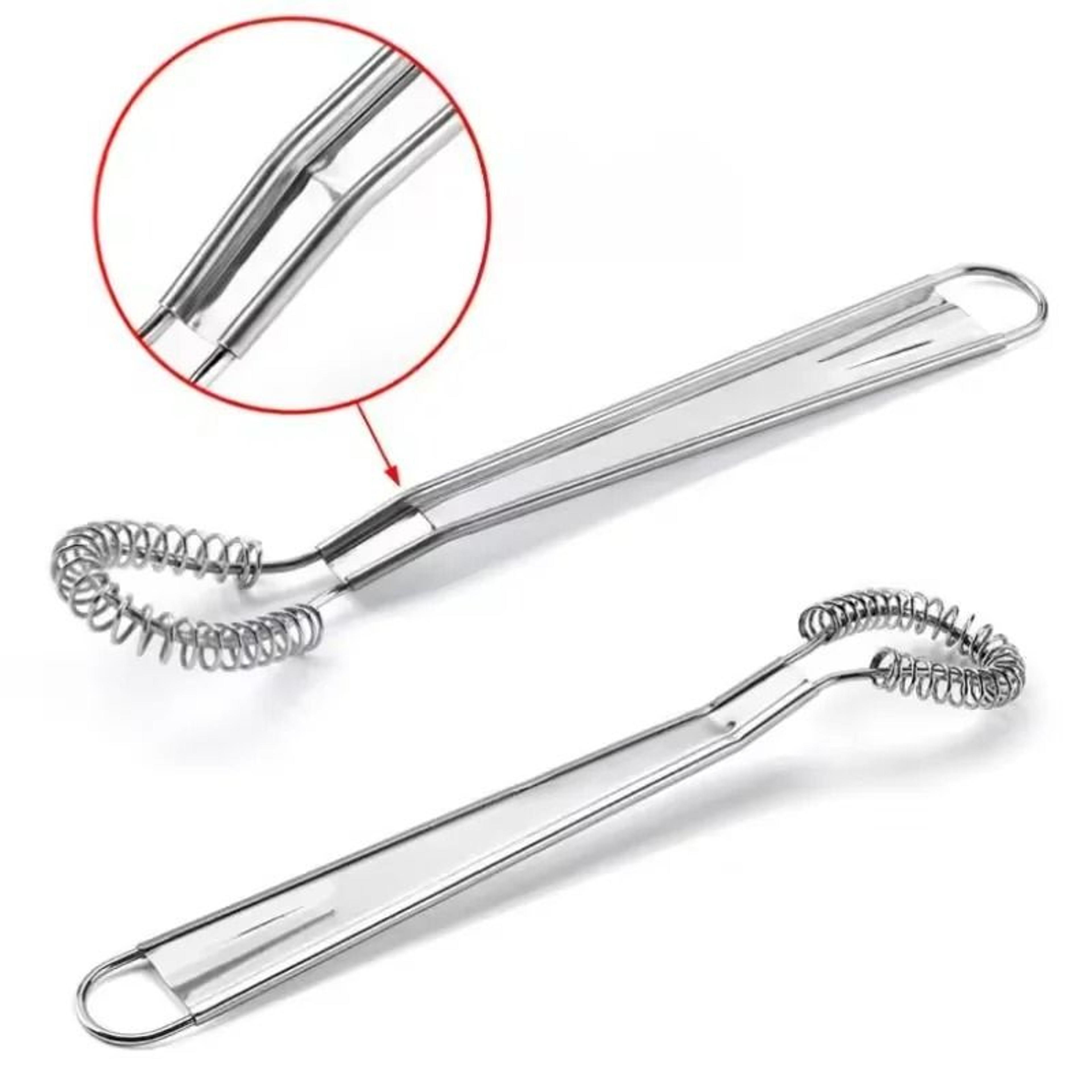 stainless steel spring coil egg beater & hand frother