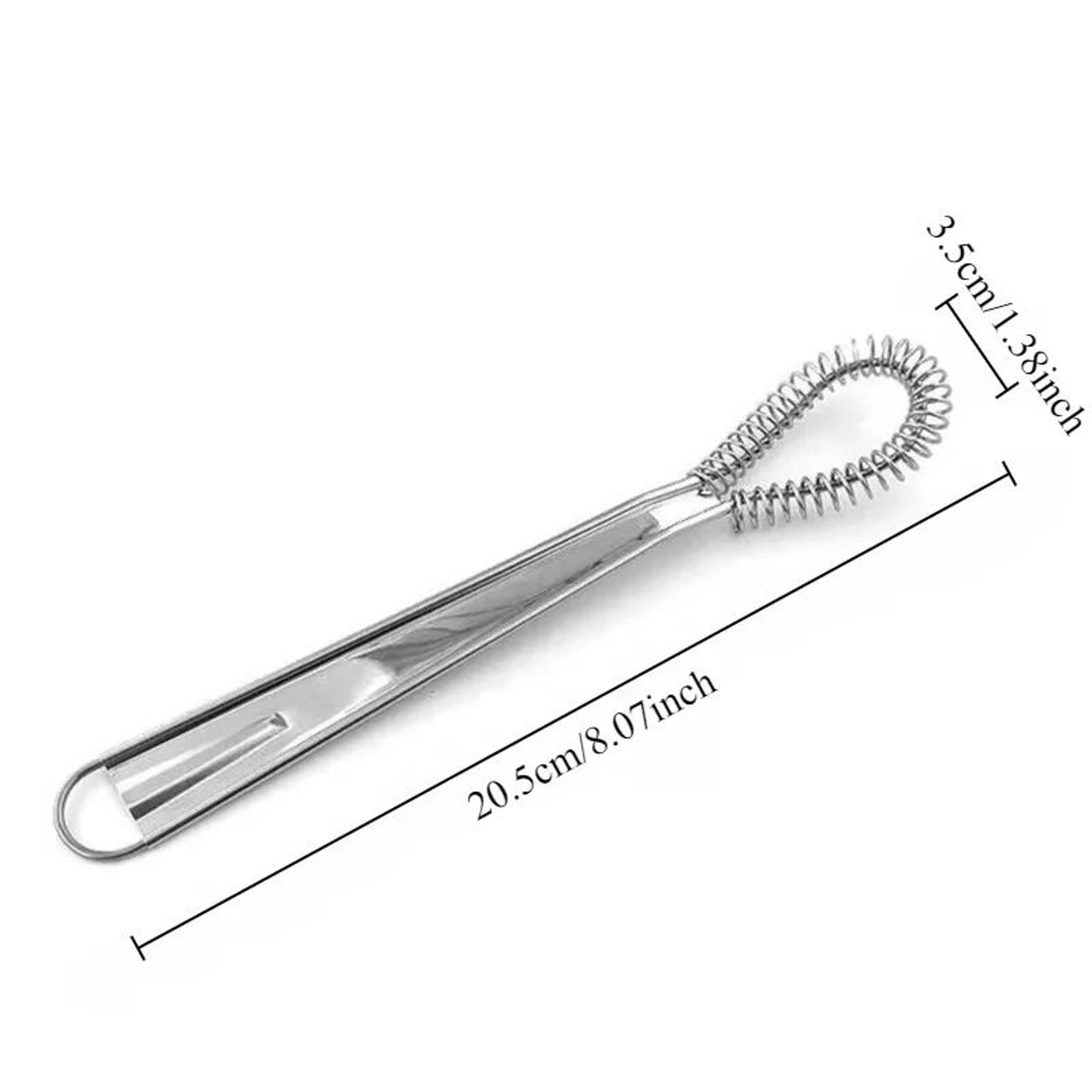 Stainless Steel Spring Coil Egg Beater  Hand Frother 3