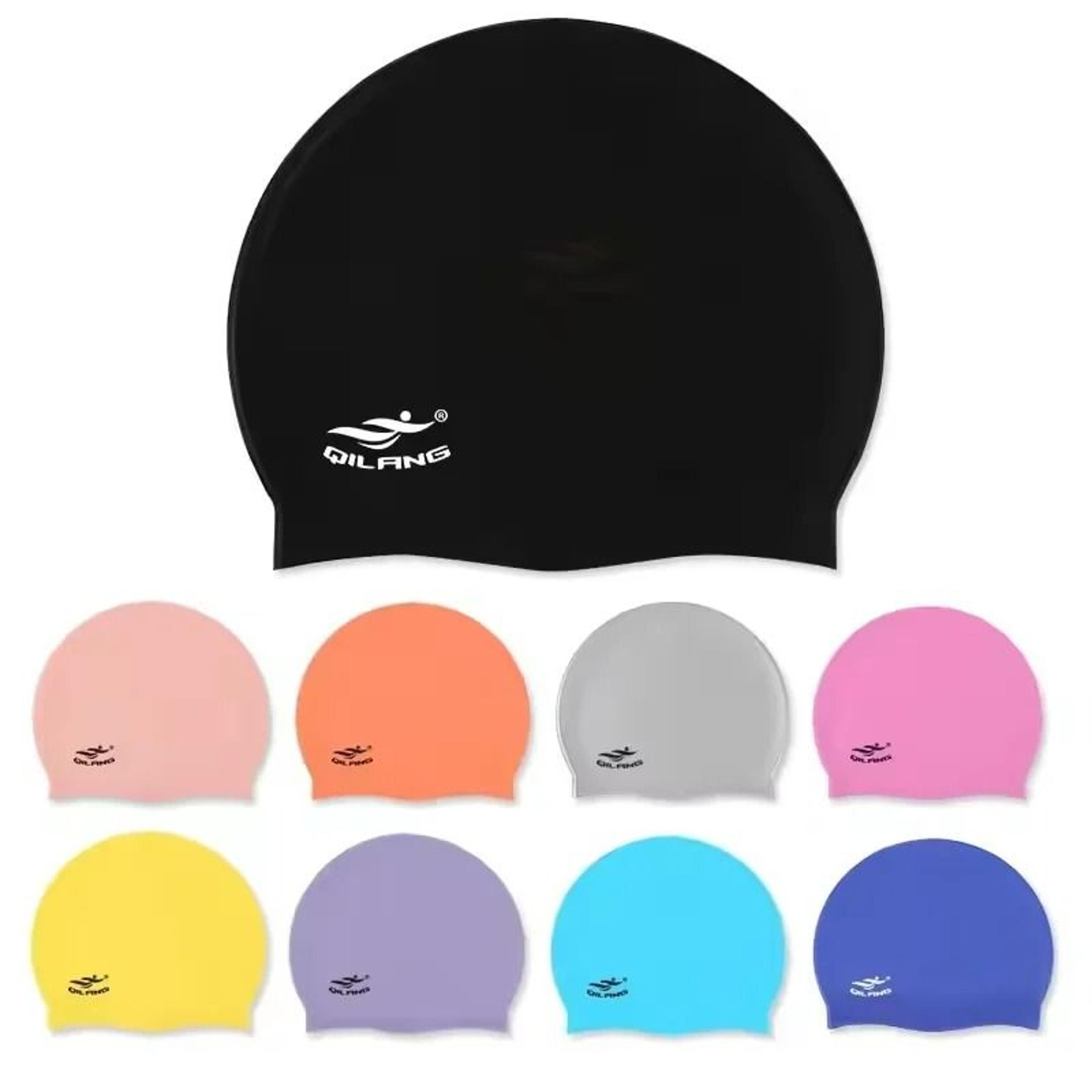 high-elasticity waterproof silicone swimming cap