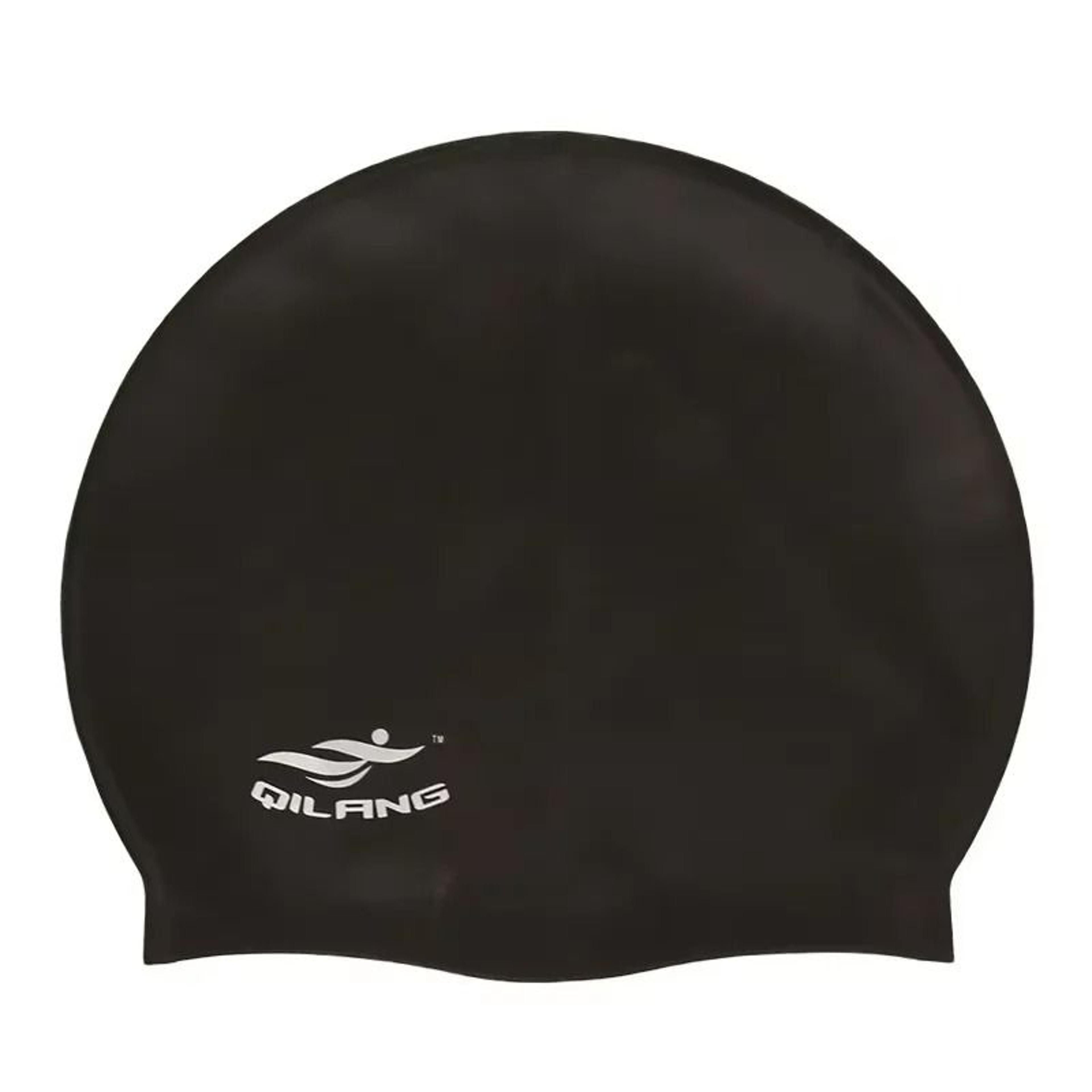 HighElasticity Waterproof Silicone Swimming Cap 5