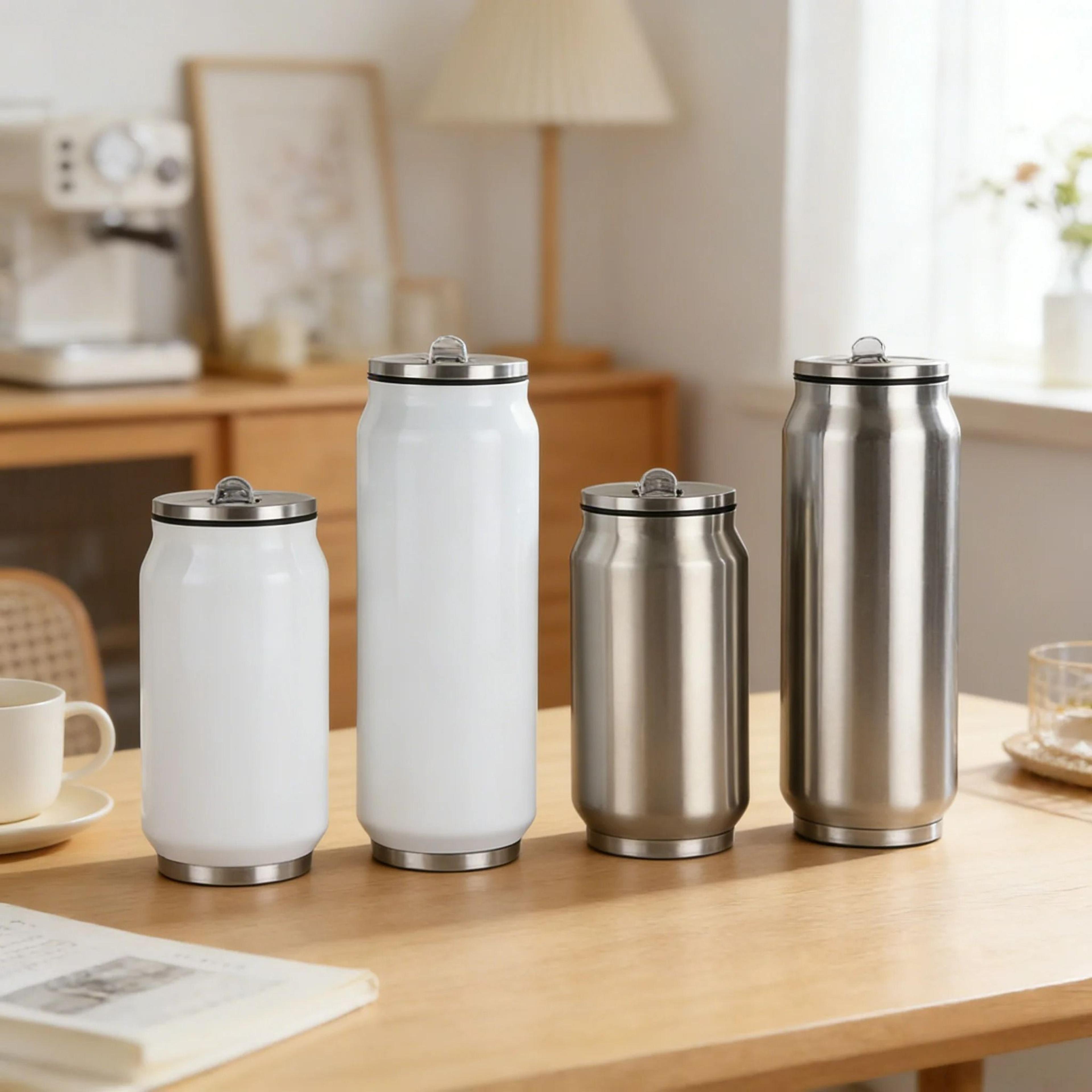 stainless steel vacuum insulated cola can water bottle