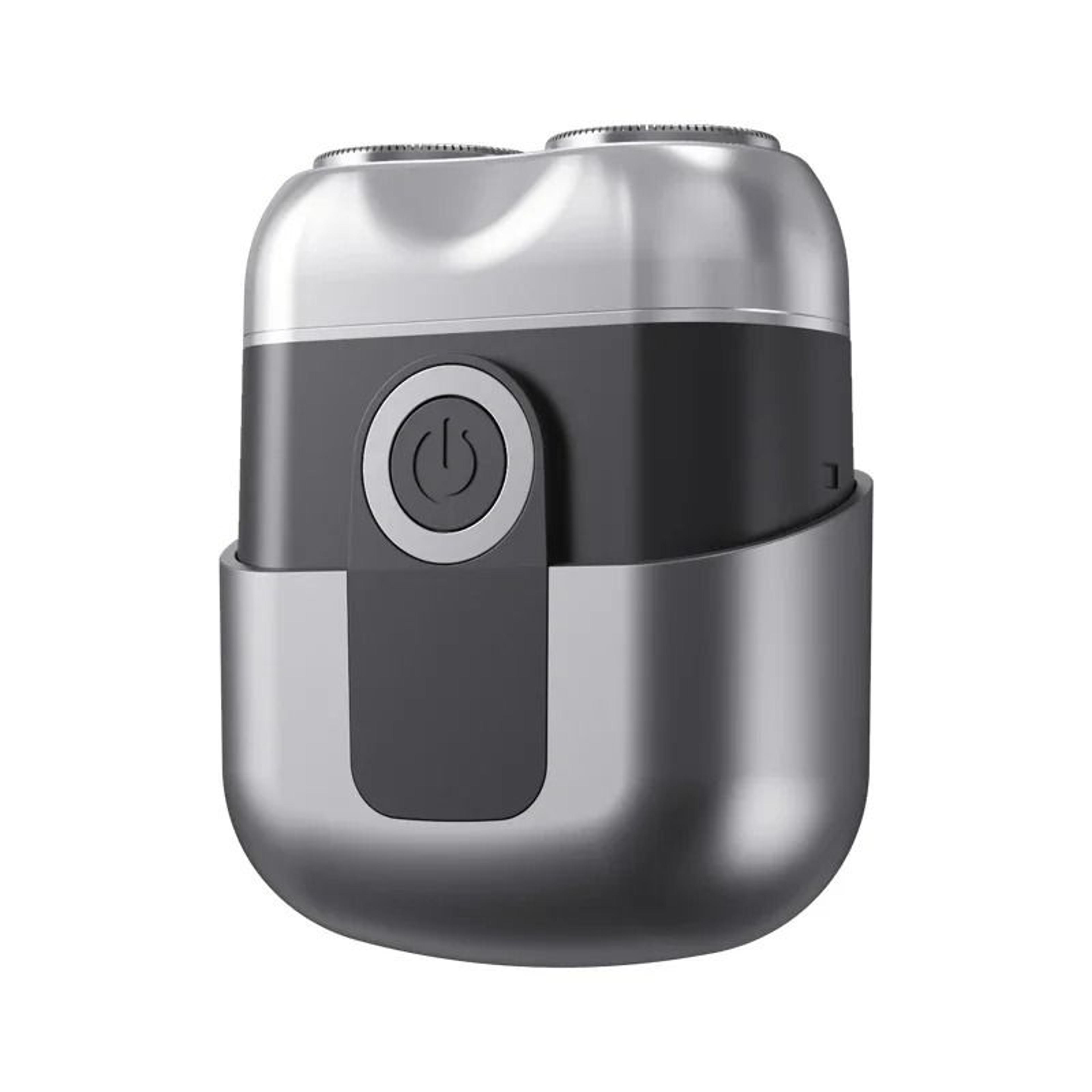 mini portable electric shaver & fast-charging pocket rotary razor