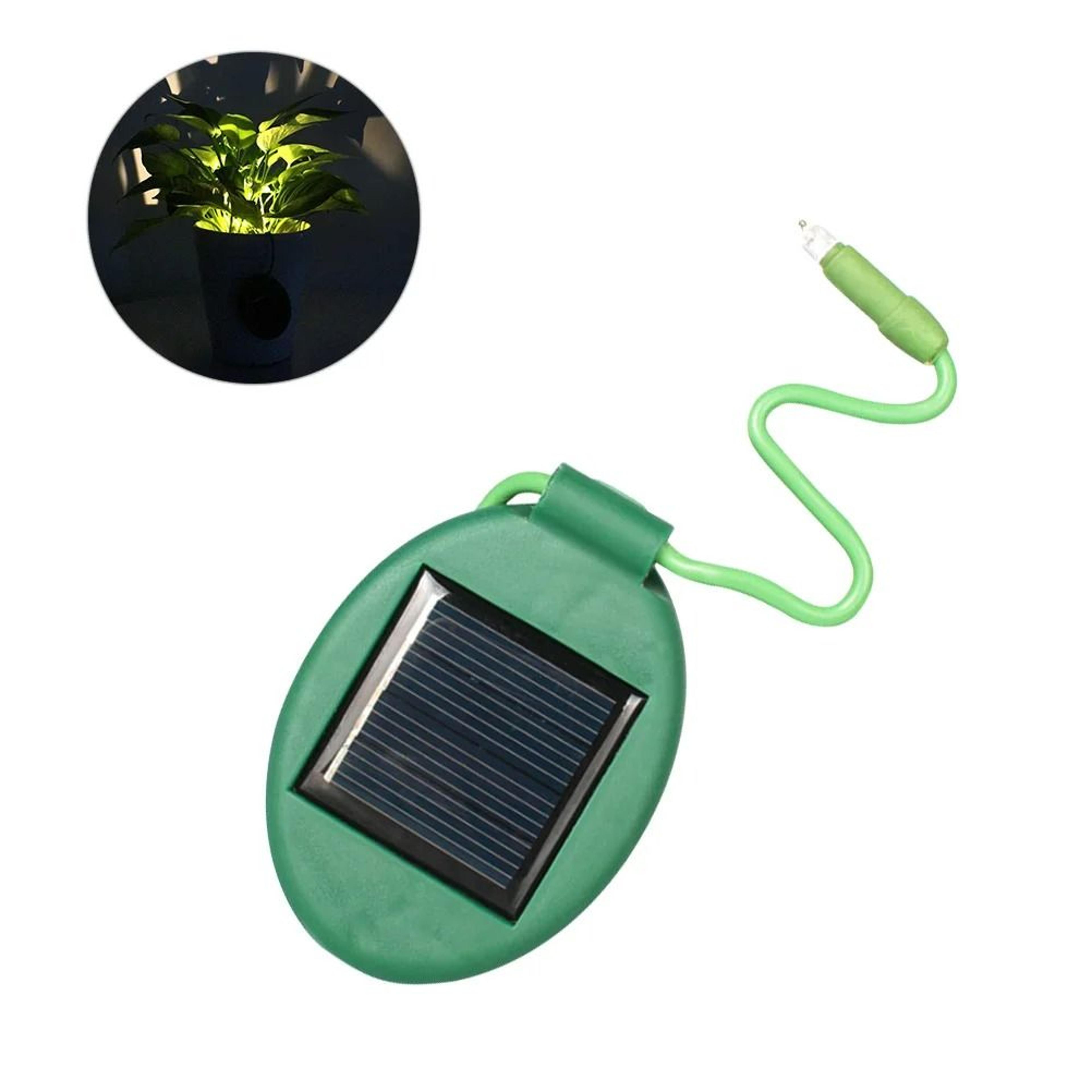 mini solar flower pot & planter spotlights (2-pack)
