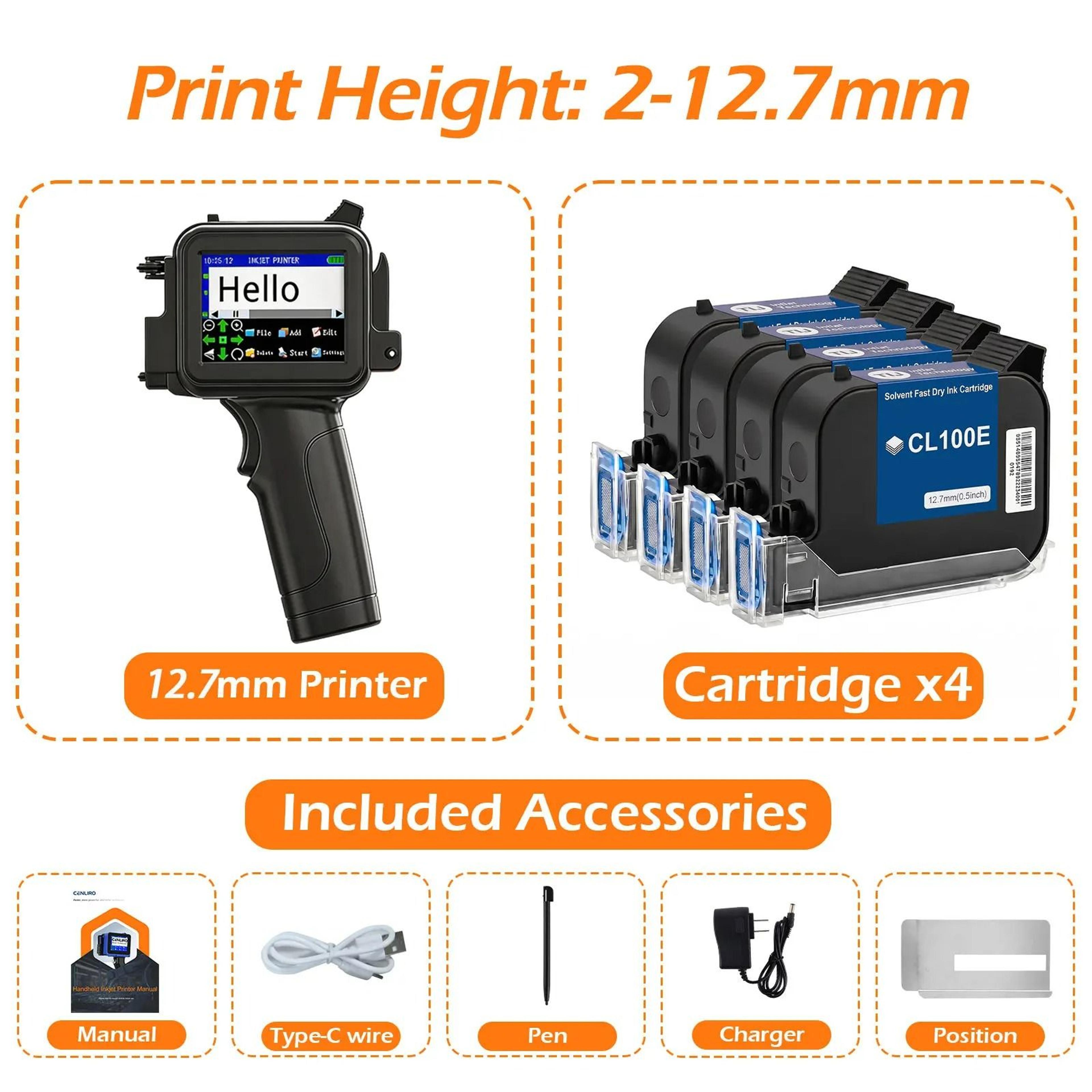 Handheld Handheld Inkjet Printer Set 8