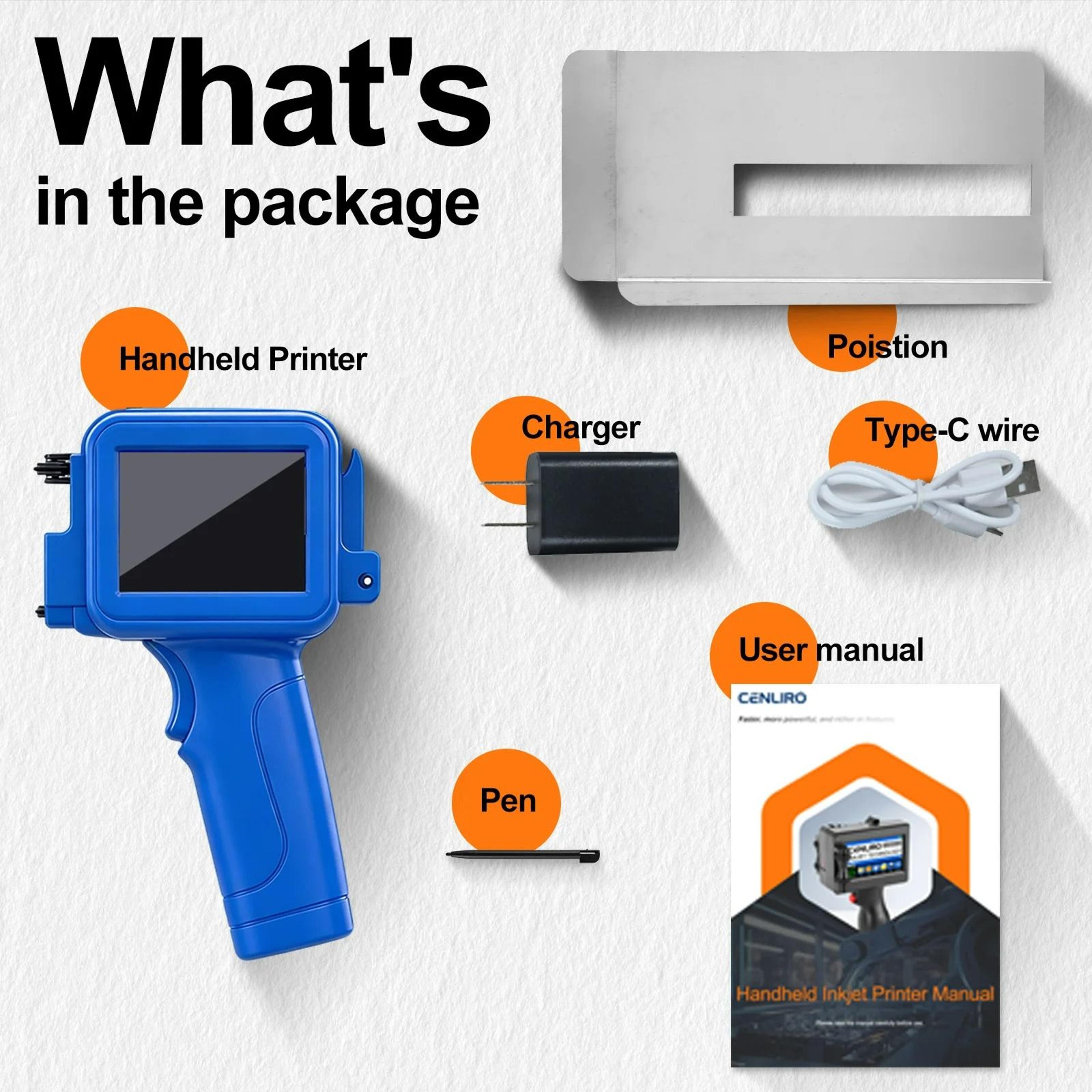 Handheld Handheld Inkjet Printer Set 4