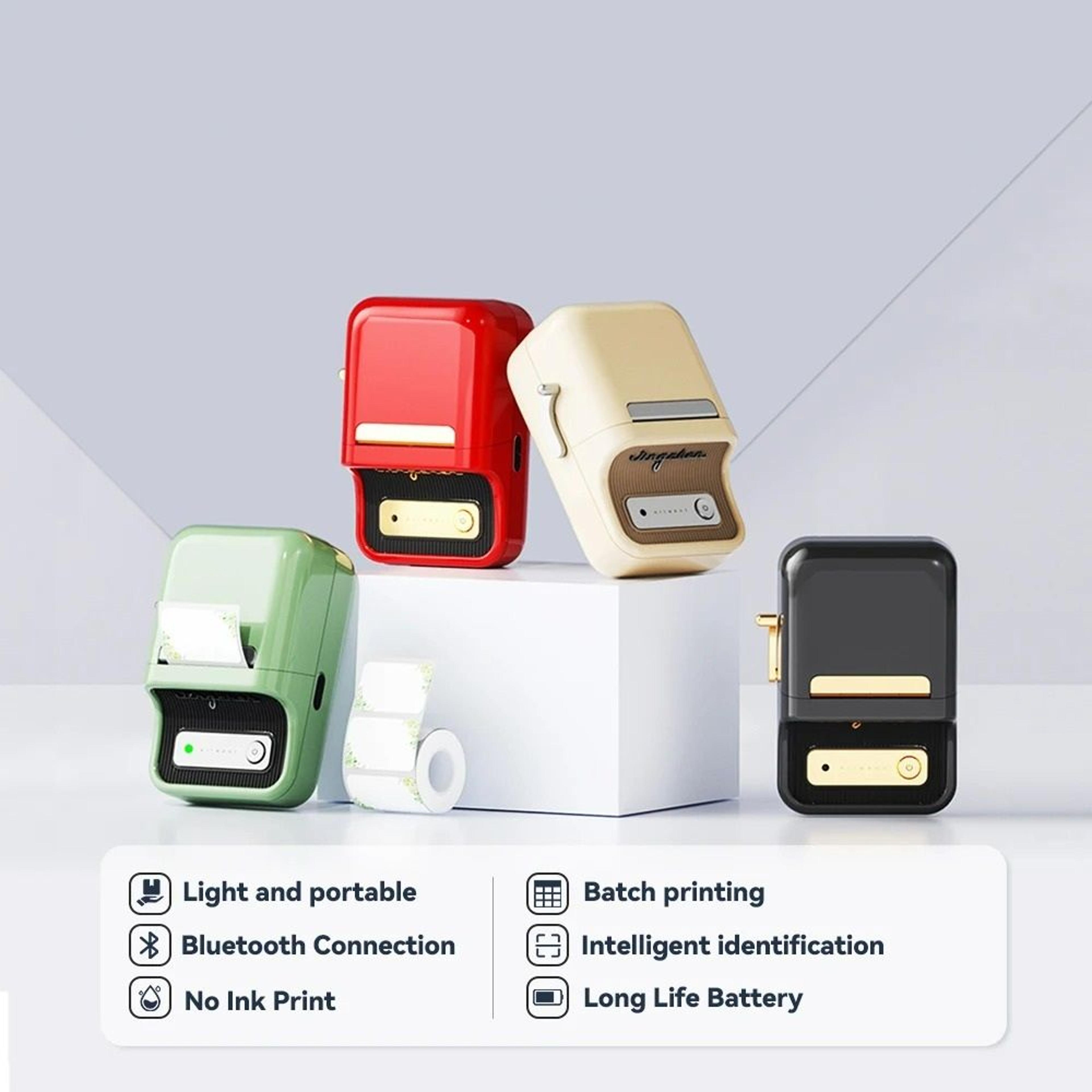 wireless vintage thermal label printer