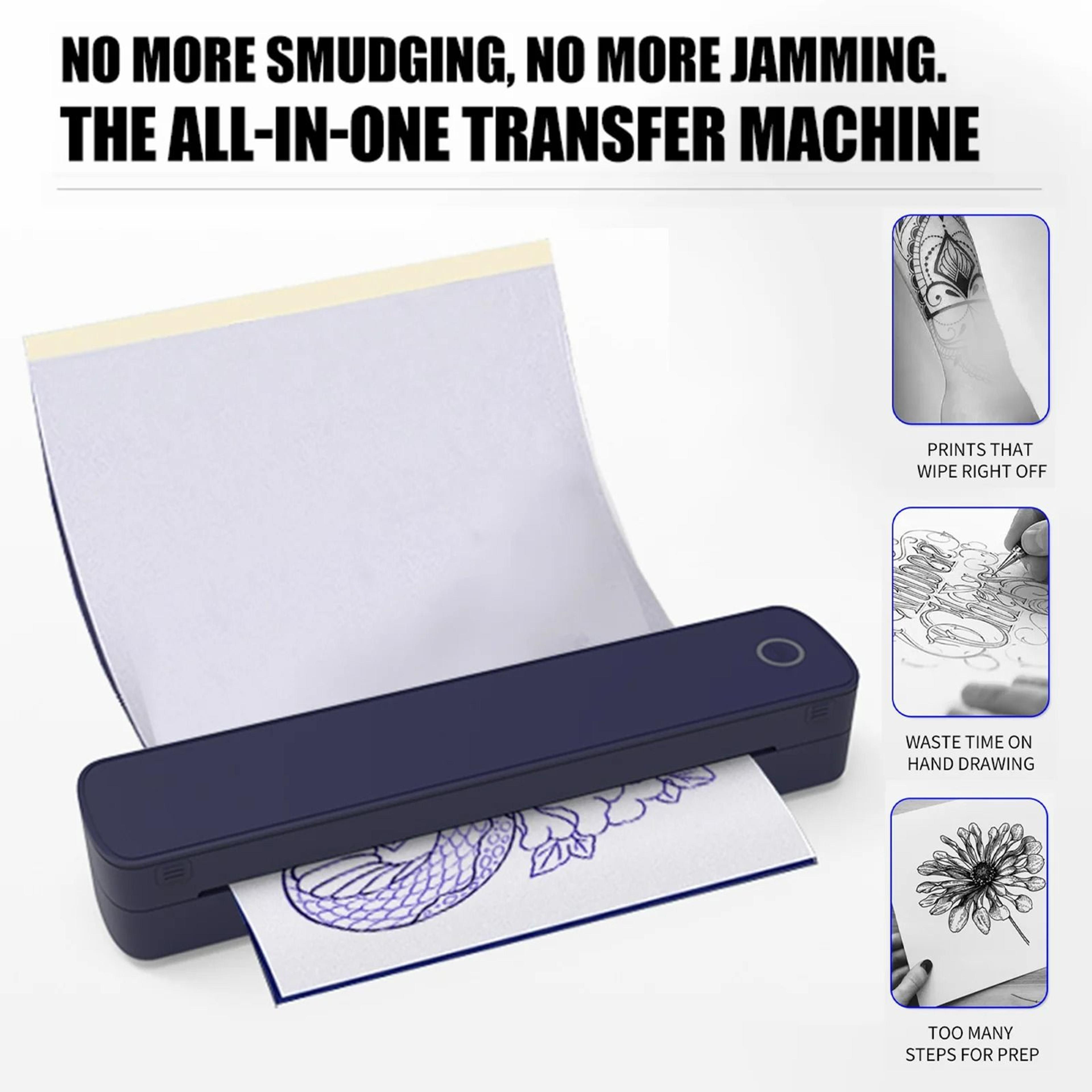 Portable A4 Wireless Thermal Tattoo  Document Printer 2