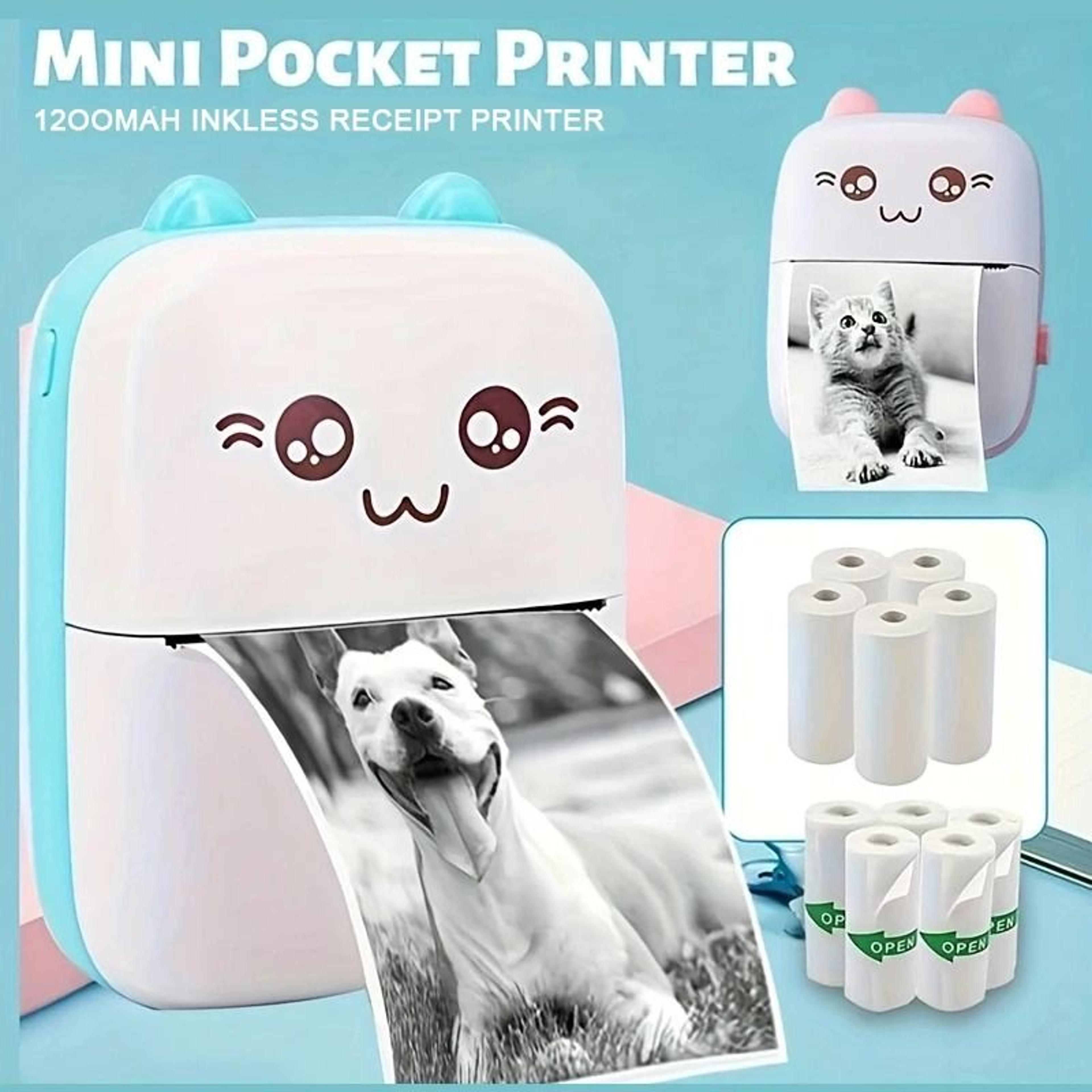 portable c9 mini hd bluetooth pocket label & photo printer