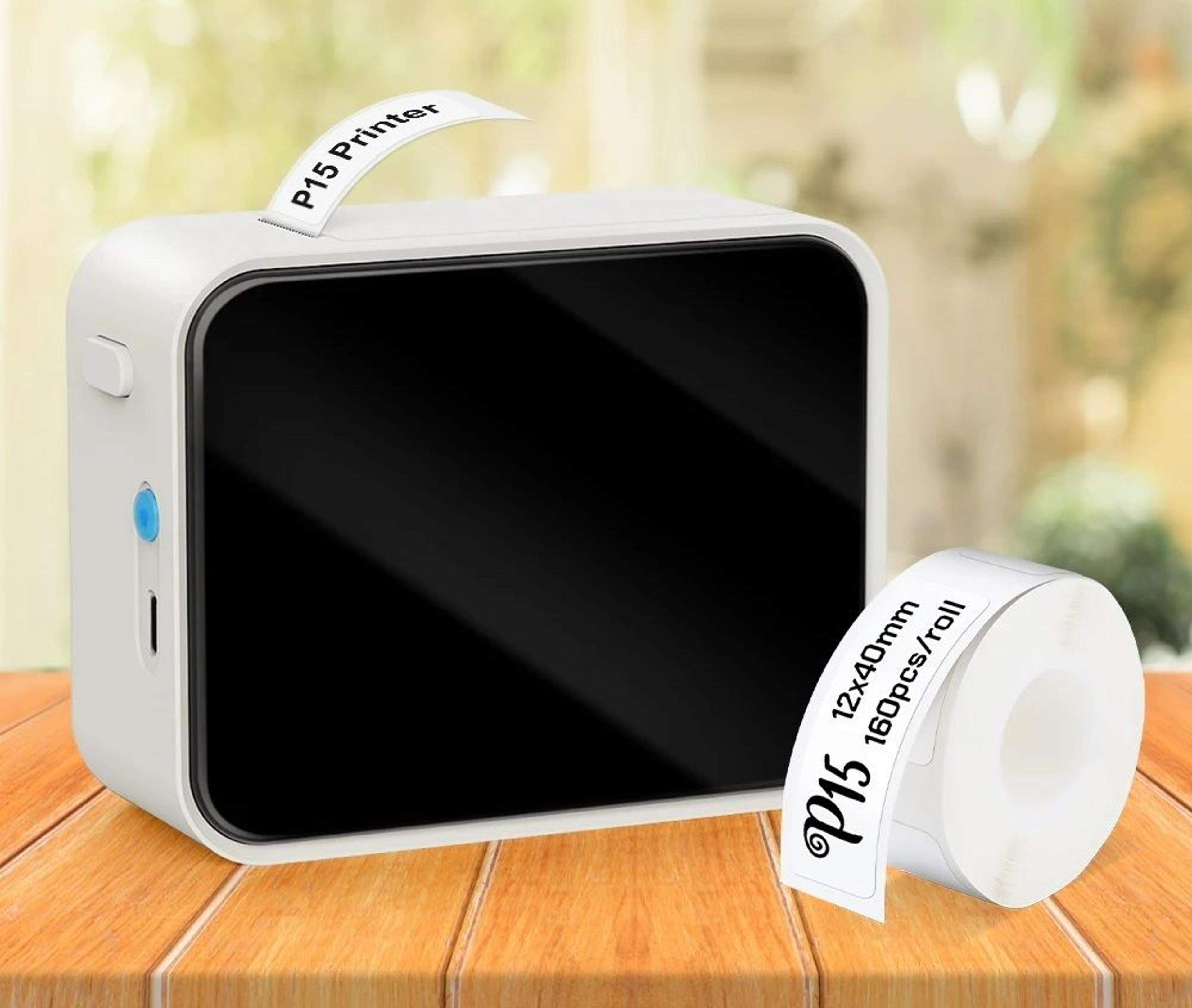 portable wireless bluetooth thermal label maker