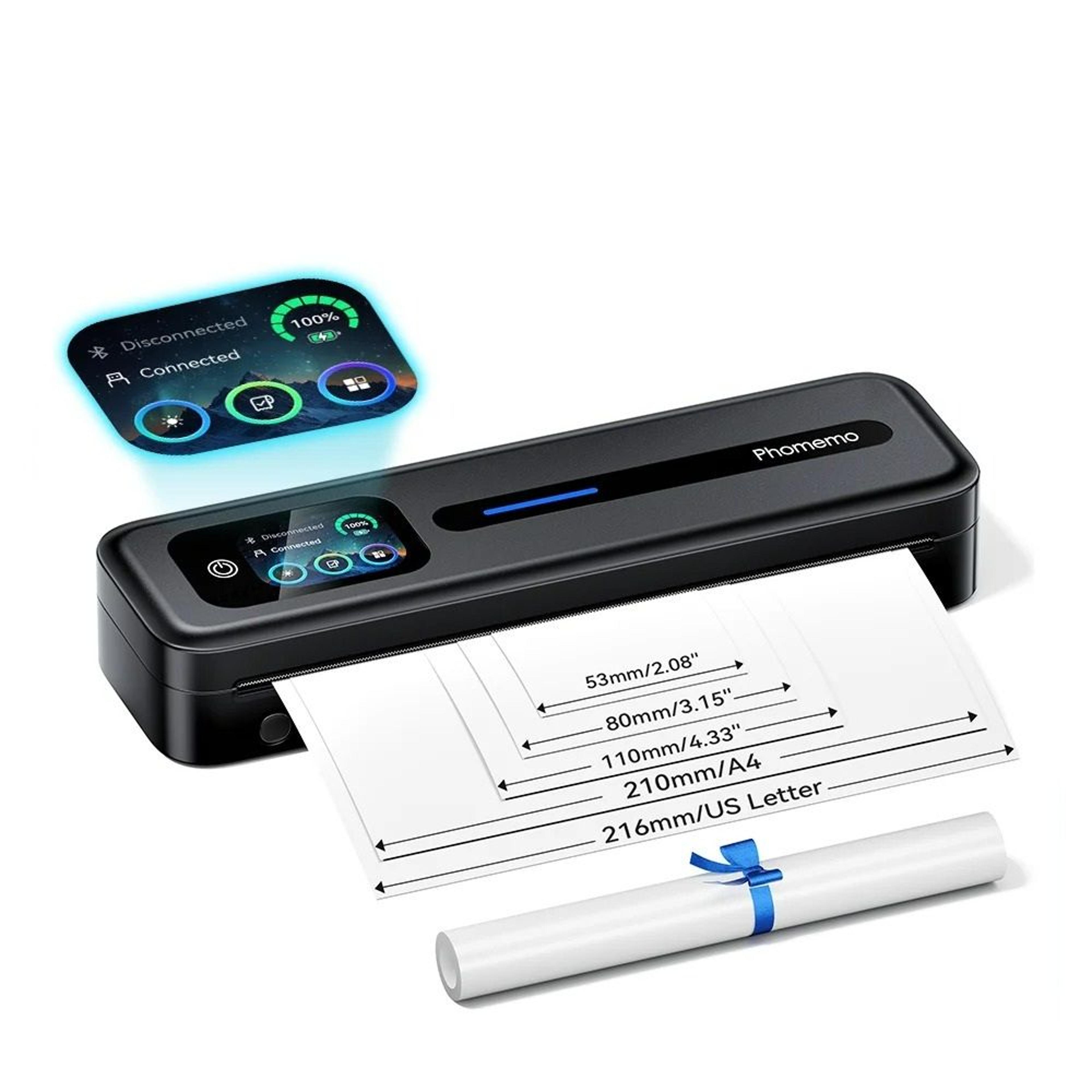 touchscreen smart wireless a4 thermal document printer