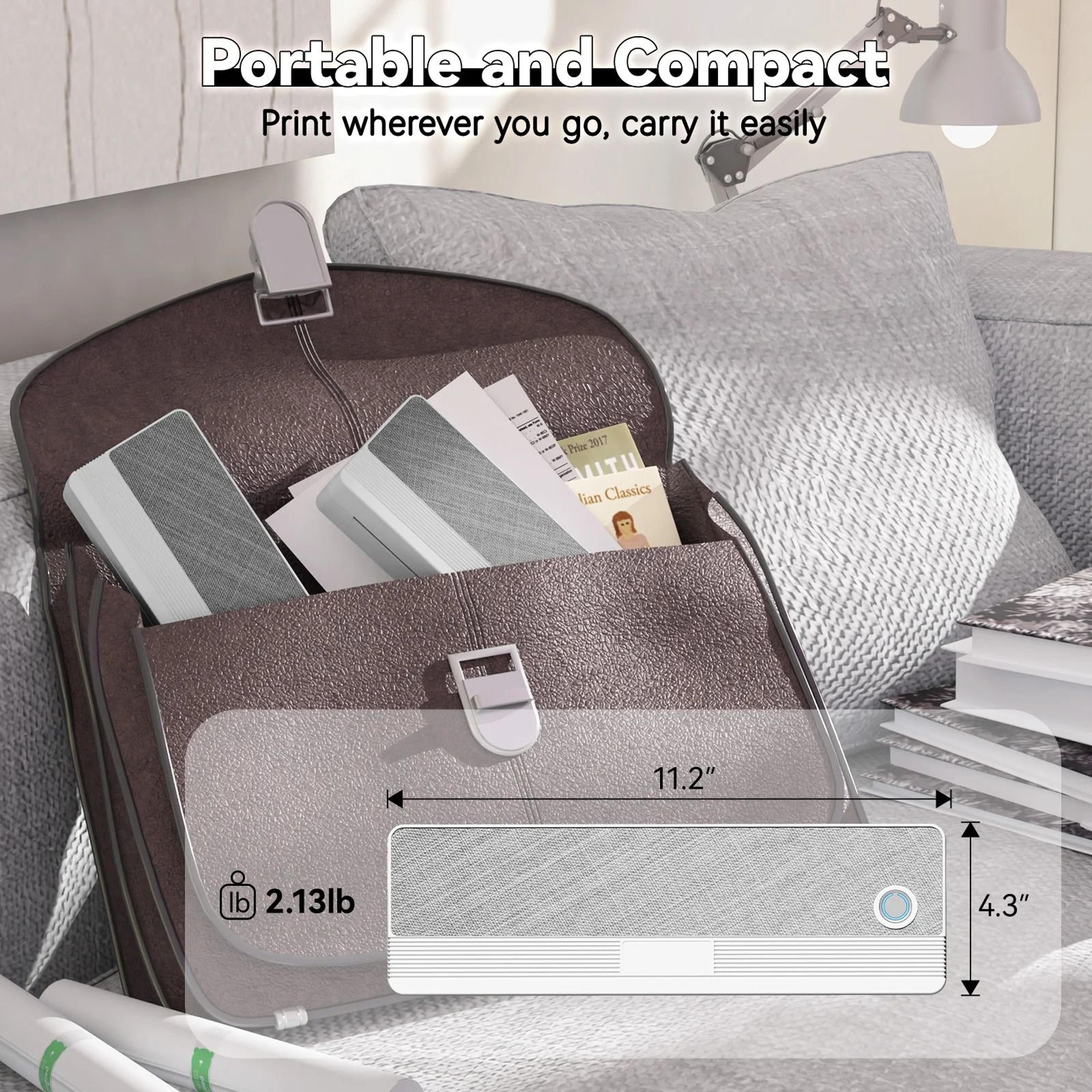 MultiFormat Portable Wireless A4 Thermal Printer 4