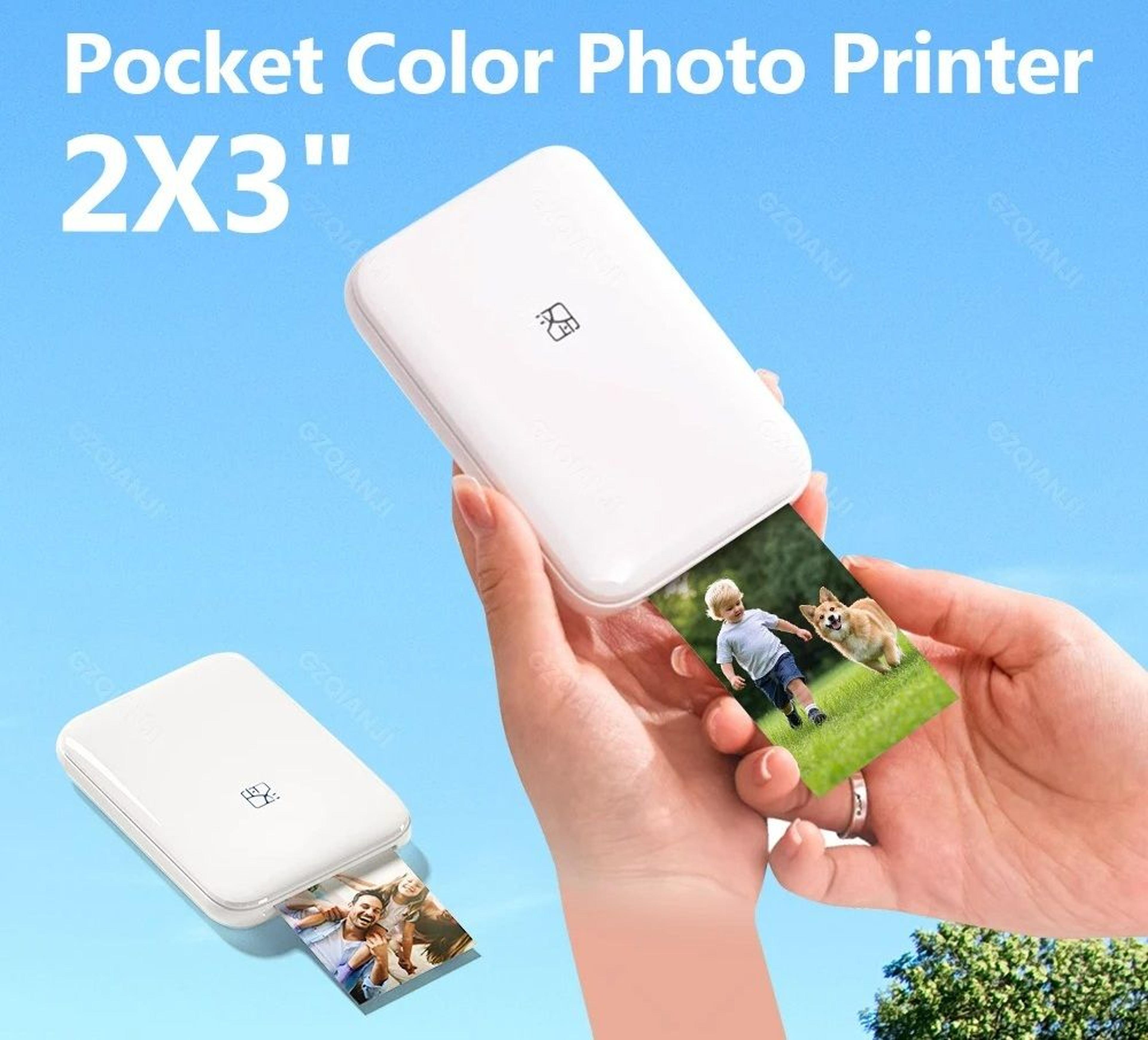 wireless zink pocket photo printer
