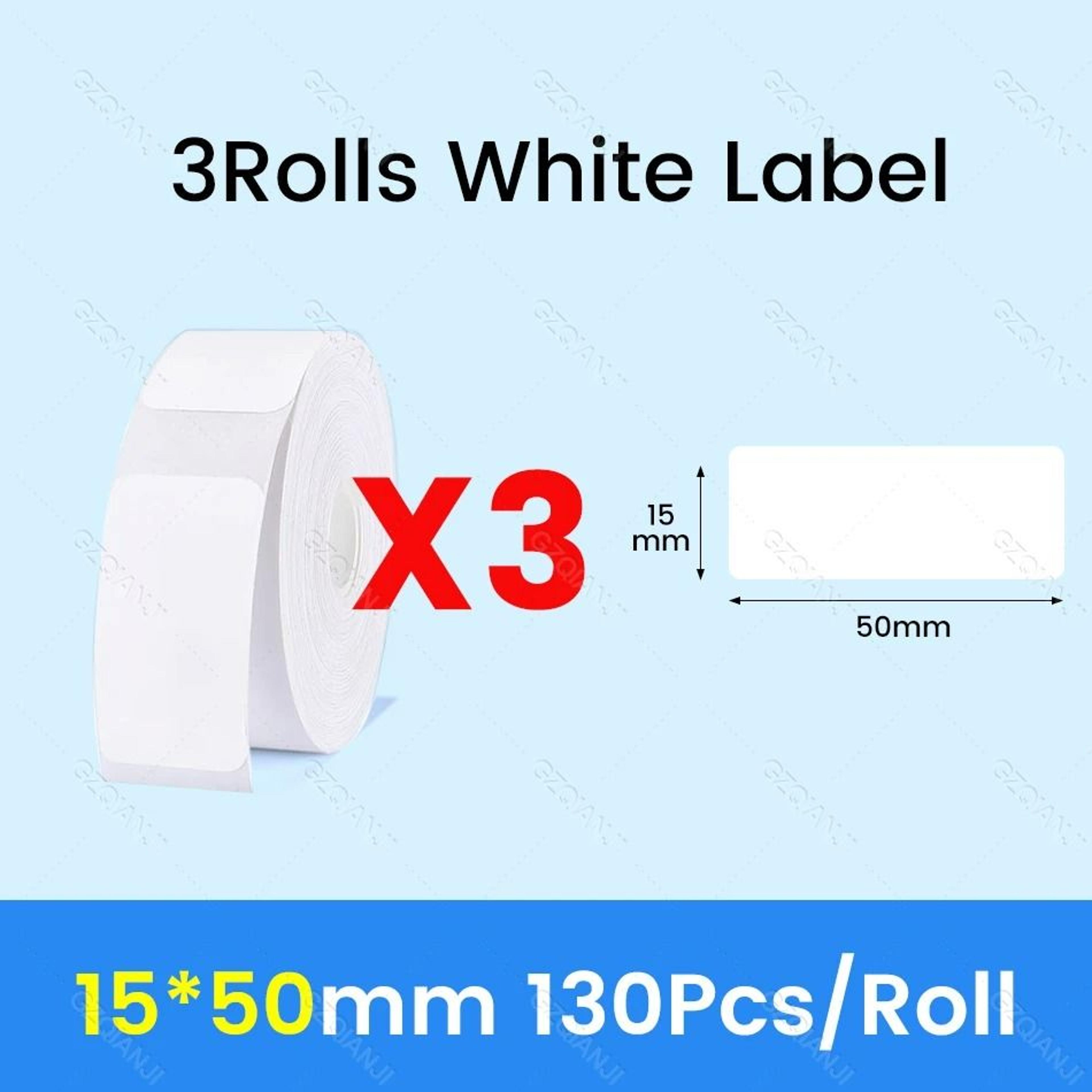 Waterproof Direct Thermal Label Paper Rolls For NiiMbot D11 D110  D101 10