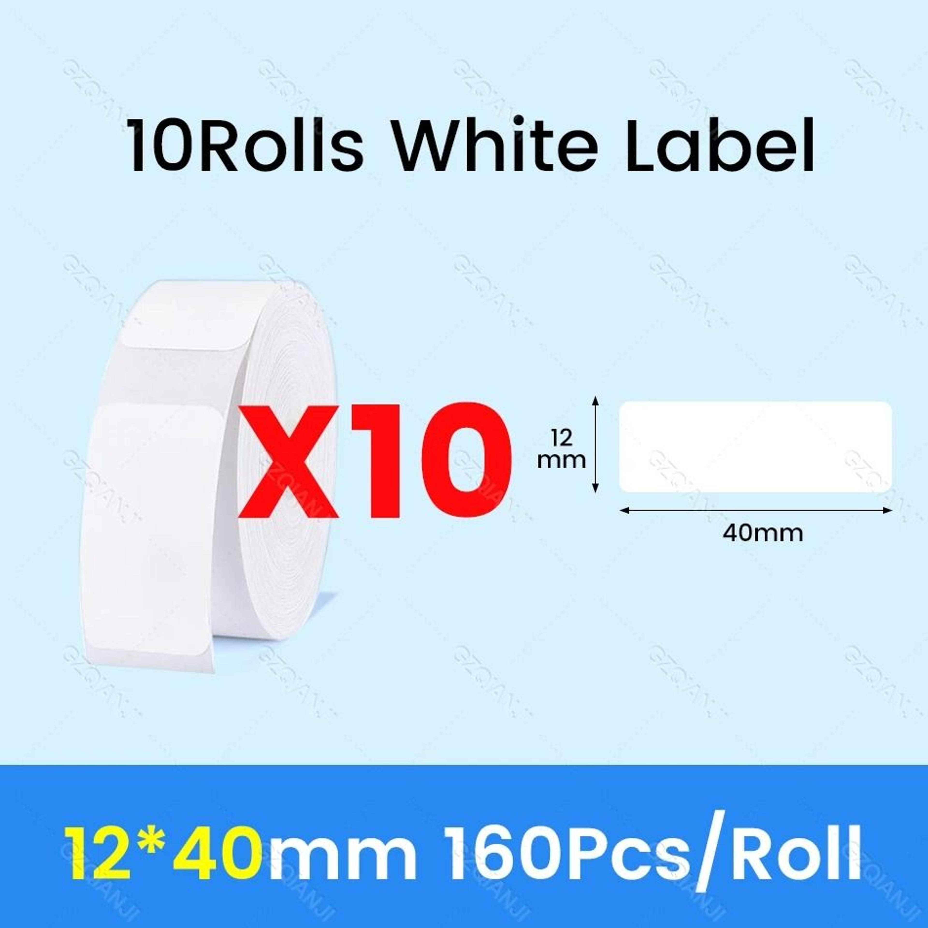 Waterproof Direct Thermal Label Paper Rolls For NiiMbot D11 D110  D101 11