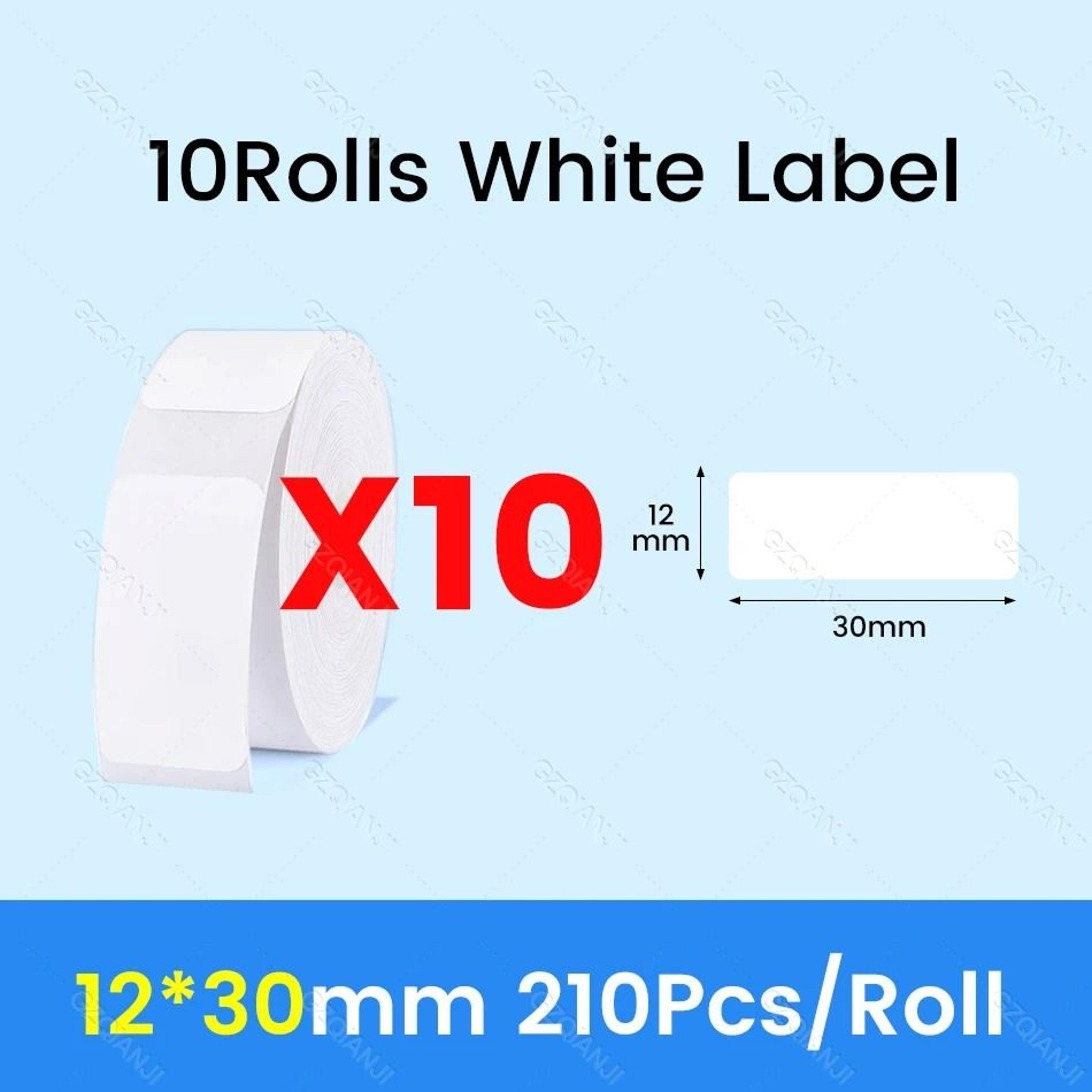 Waterproof Direct Thermal Label Paper Rolls For NiiMbot D11 D110  D101 20