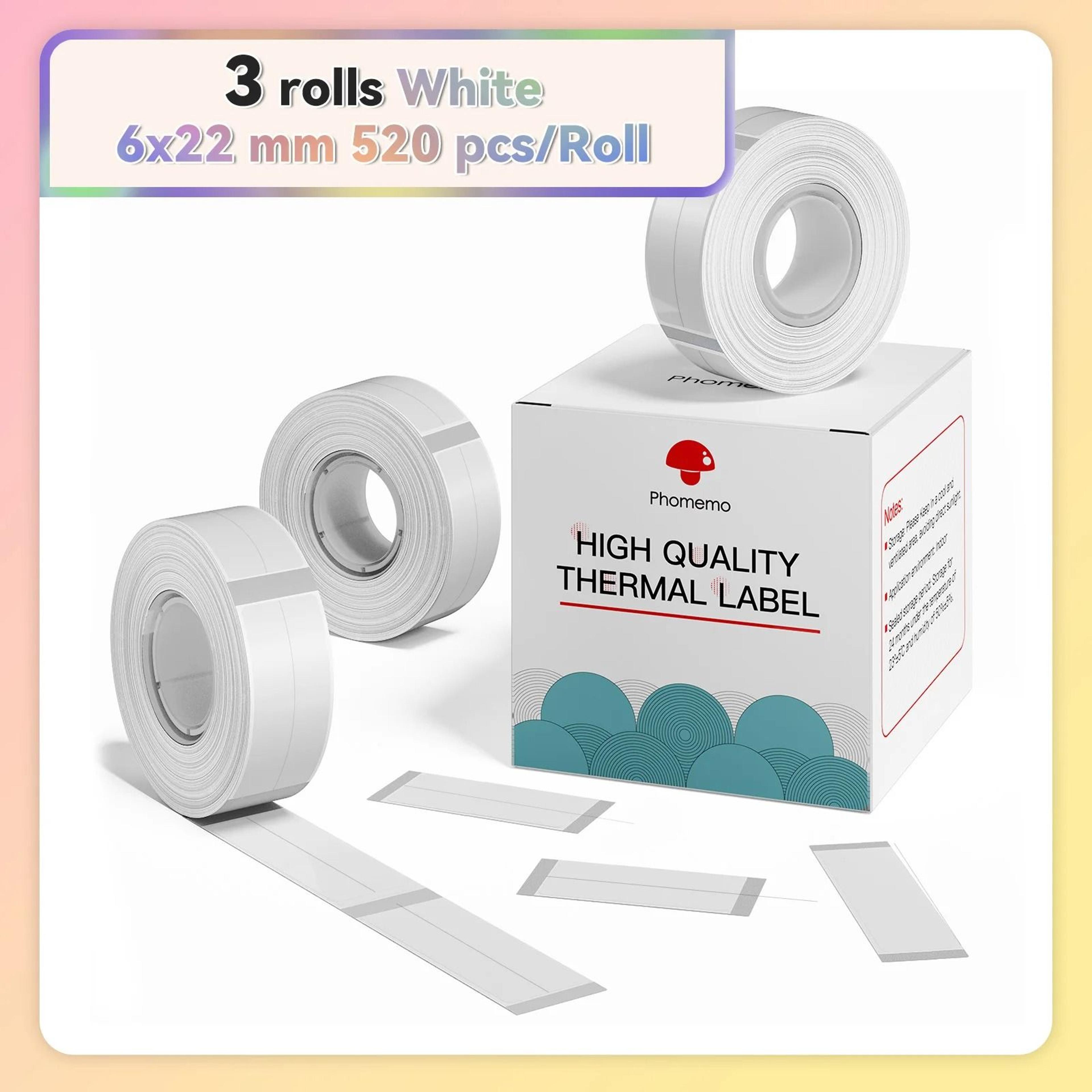 Waterproof Direct Thermal Label Paper Rolls For Phomemo Q30  D30 11