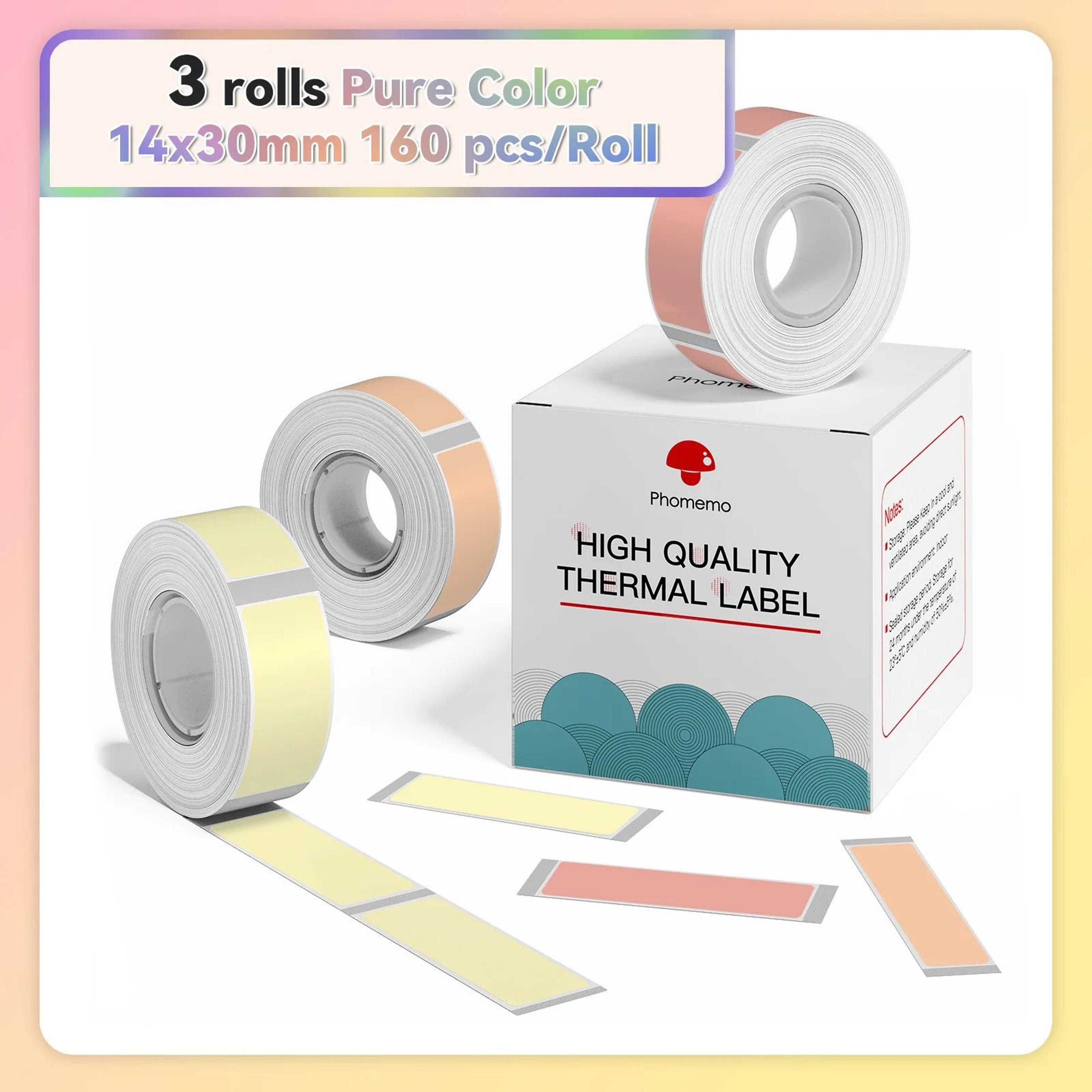 Waterproof Direct Thermal Label Paper Rolls For Phomemo Q30  D30 22