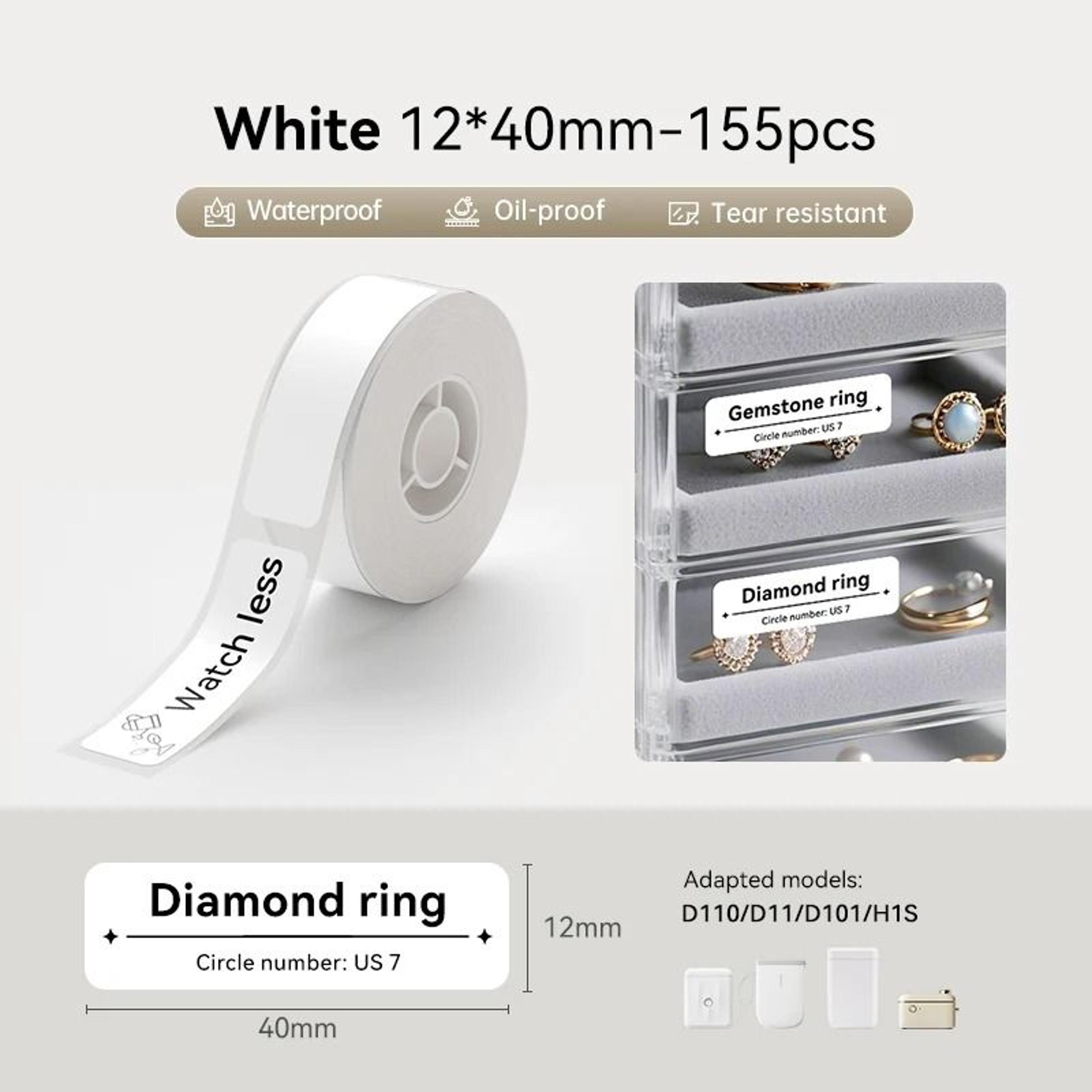 Waterproof Direct Thermal Label Tape Rolls 7