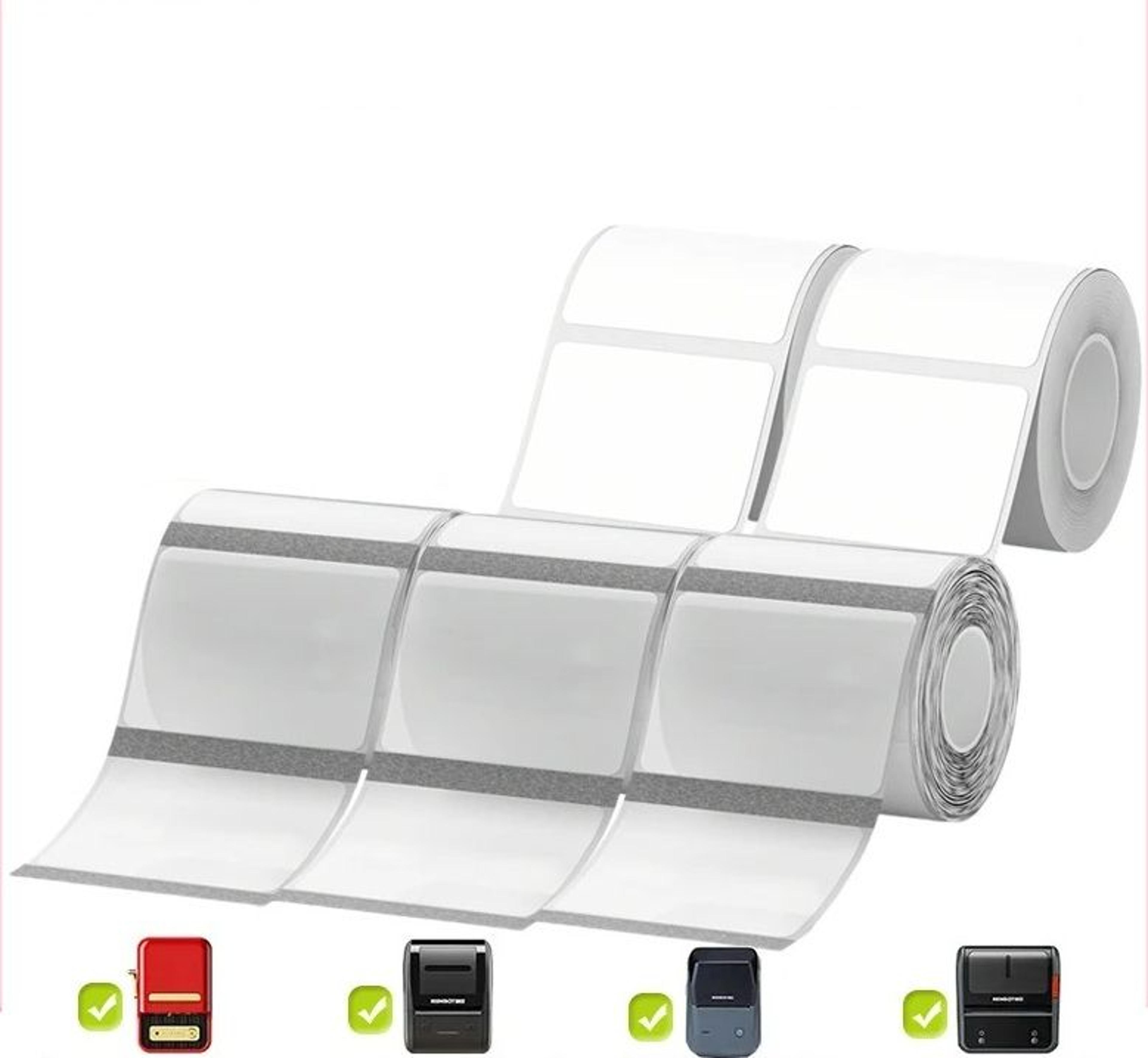 medium-format waterproof direct thermal label rolls