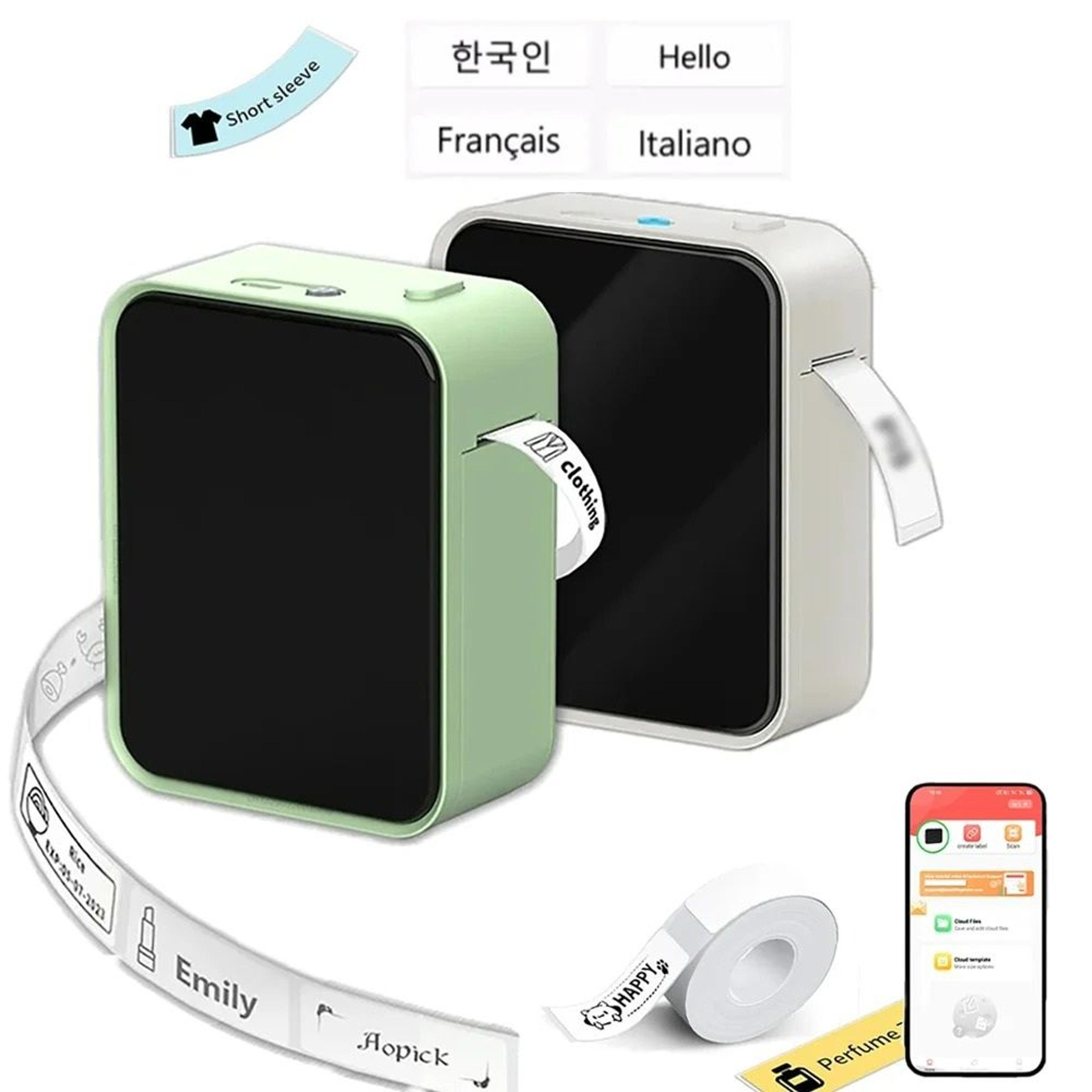 mini wireless bluetooth direct thermal pocket label printer