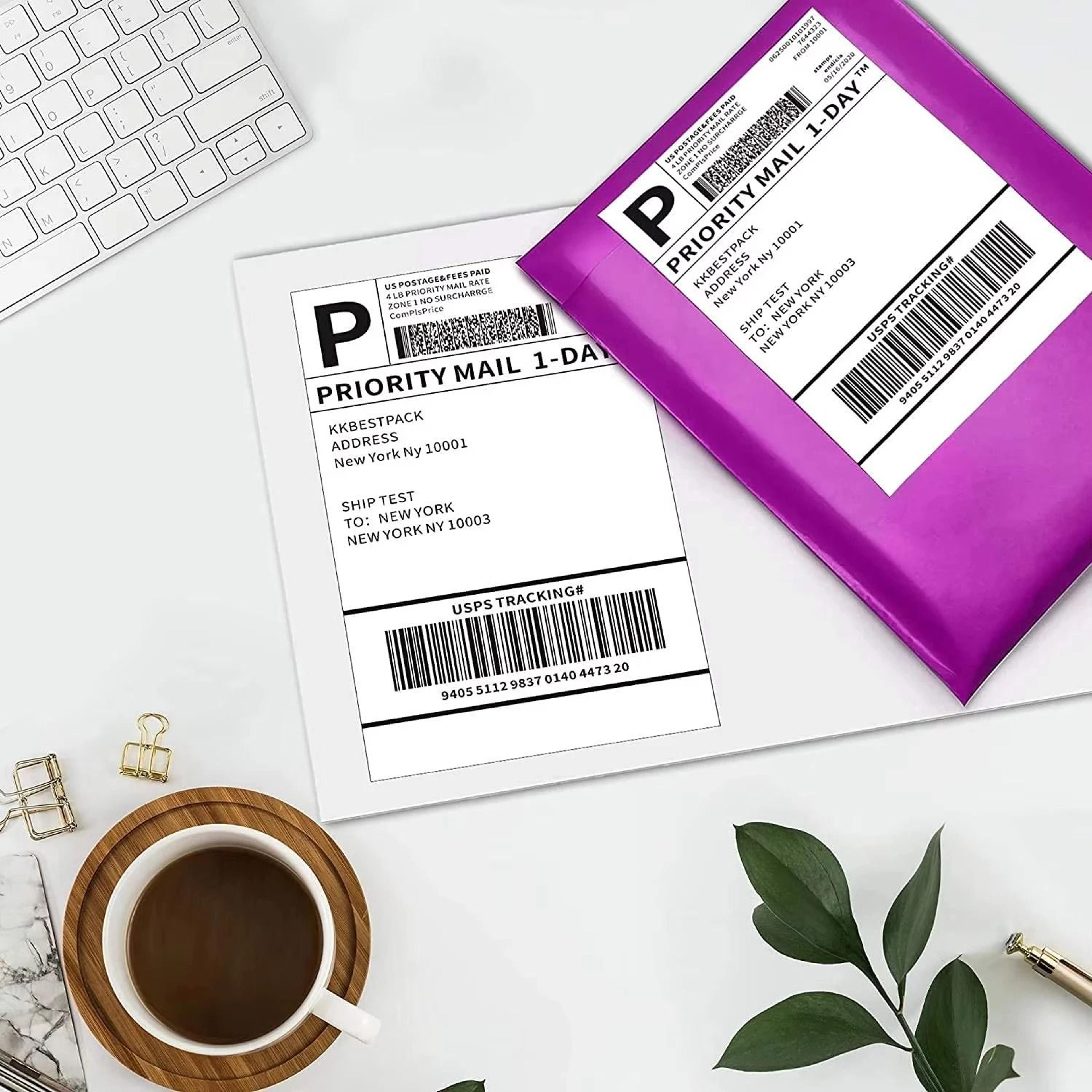 commercial 4x6 direct thermal shipping label paper sheets (100 sheets pack)