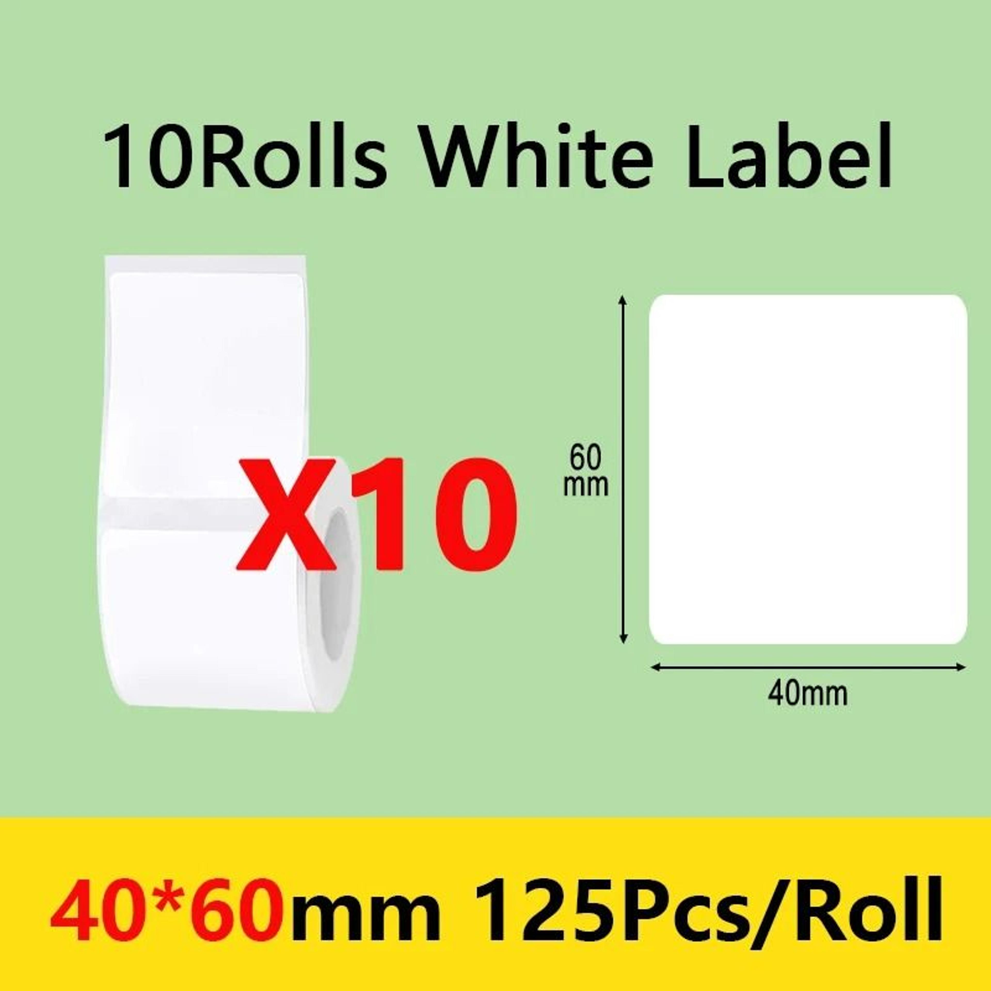 MediumFormat Waterproof Thermal Label Tape Rolls 8