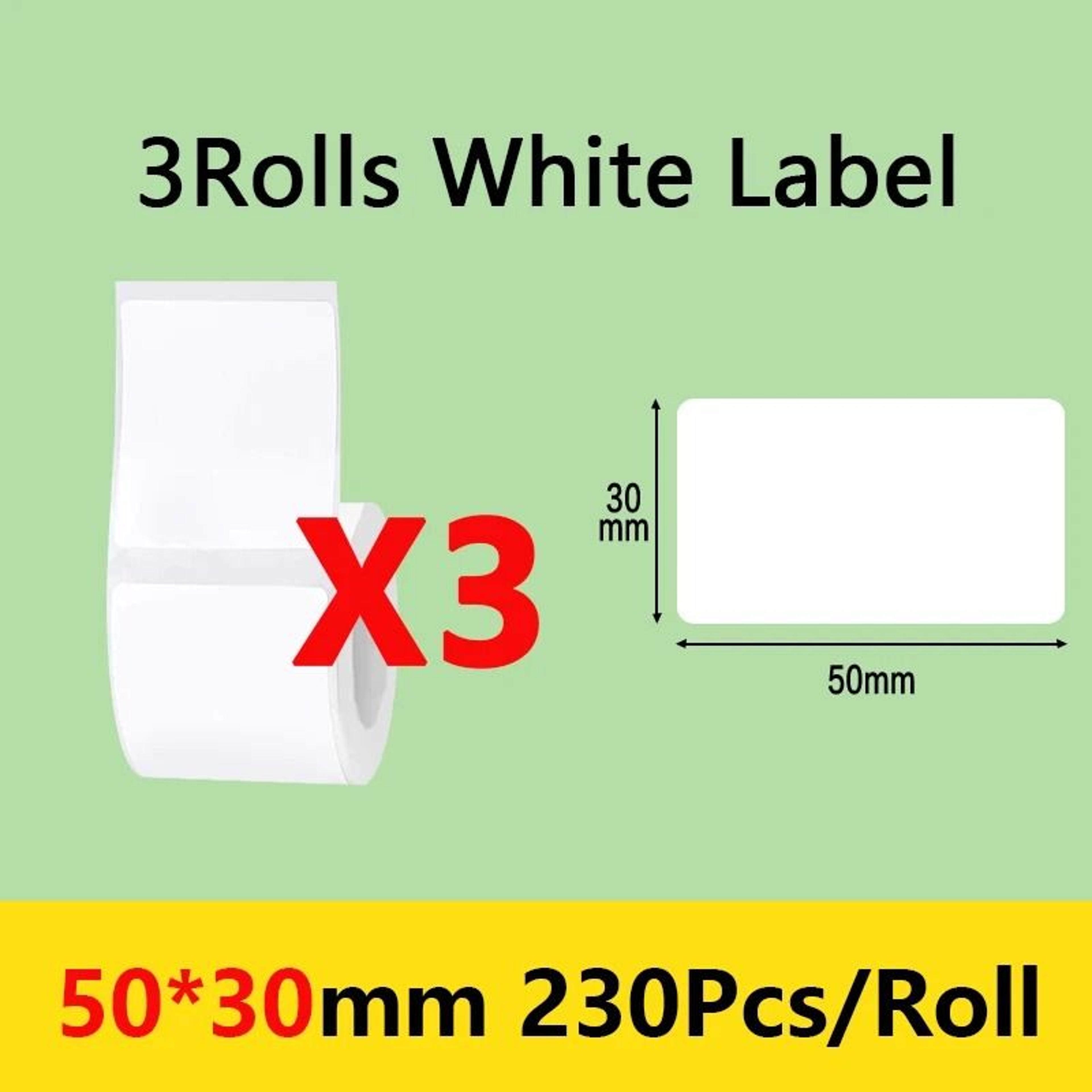 MediumFormat Waterproof Thermal Label Tape Rolls 18