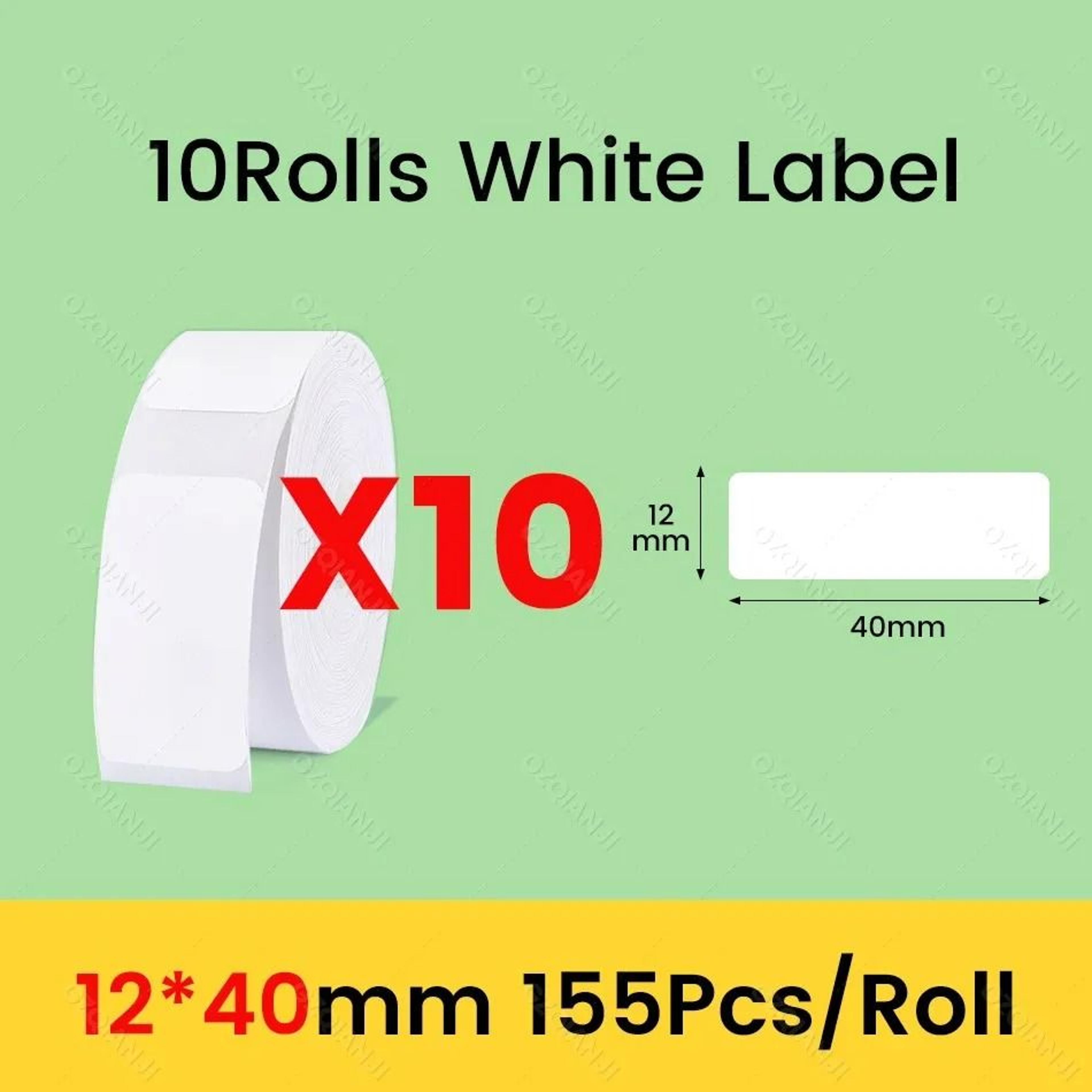 Waterproof Direct Thermal Label Paper Rolls Various Sizes  MultiPacks 8