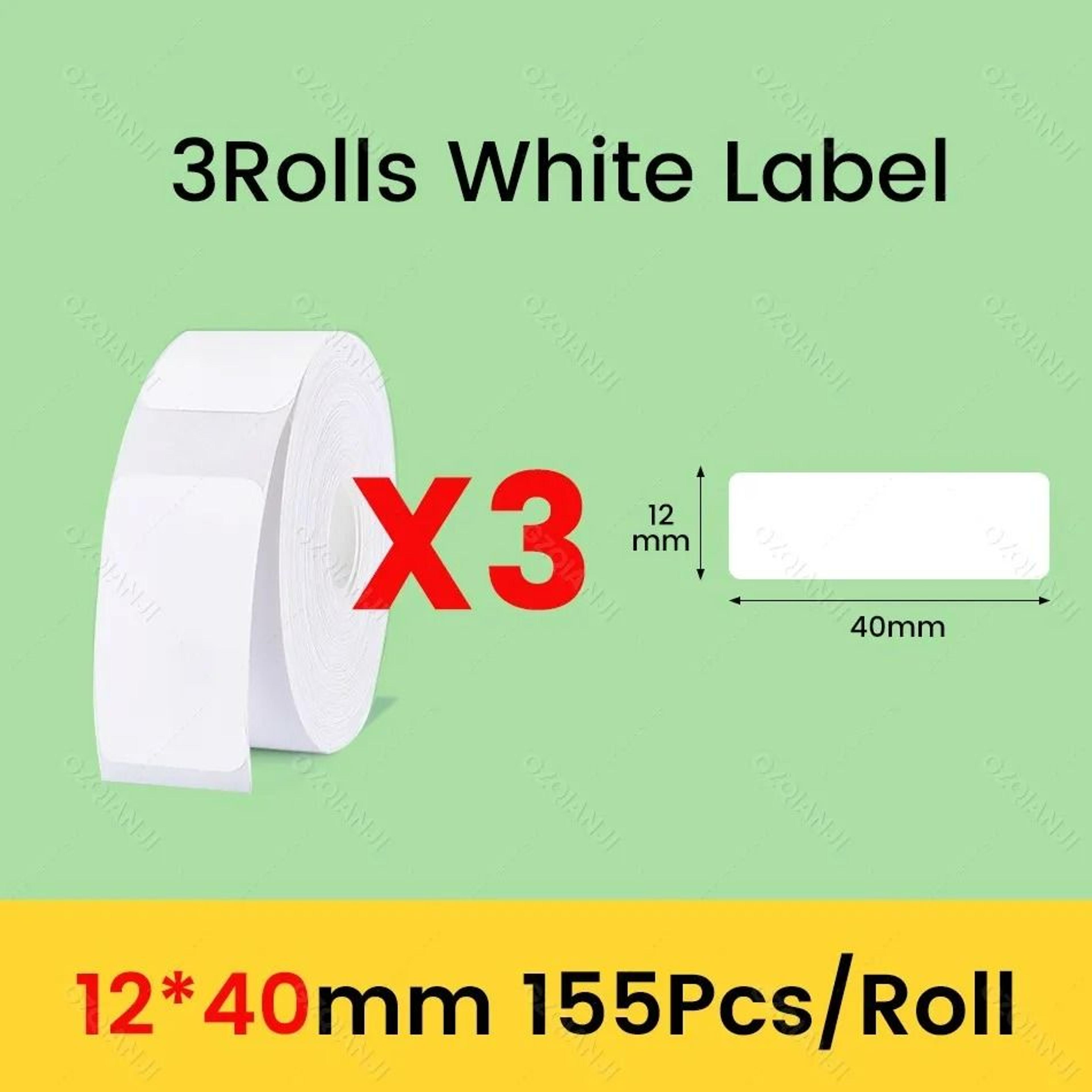 Waterproof Direct Thermal Label Paper Rolls Various Sizes  MultiPacks 5