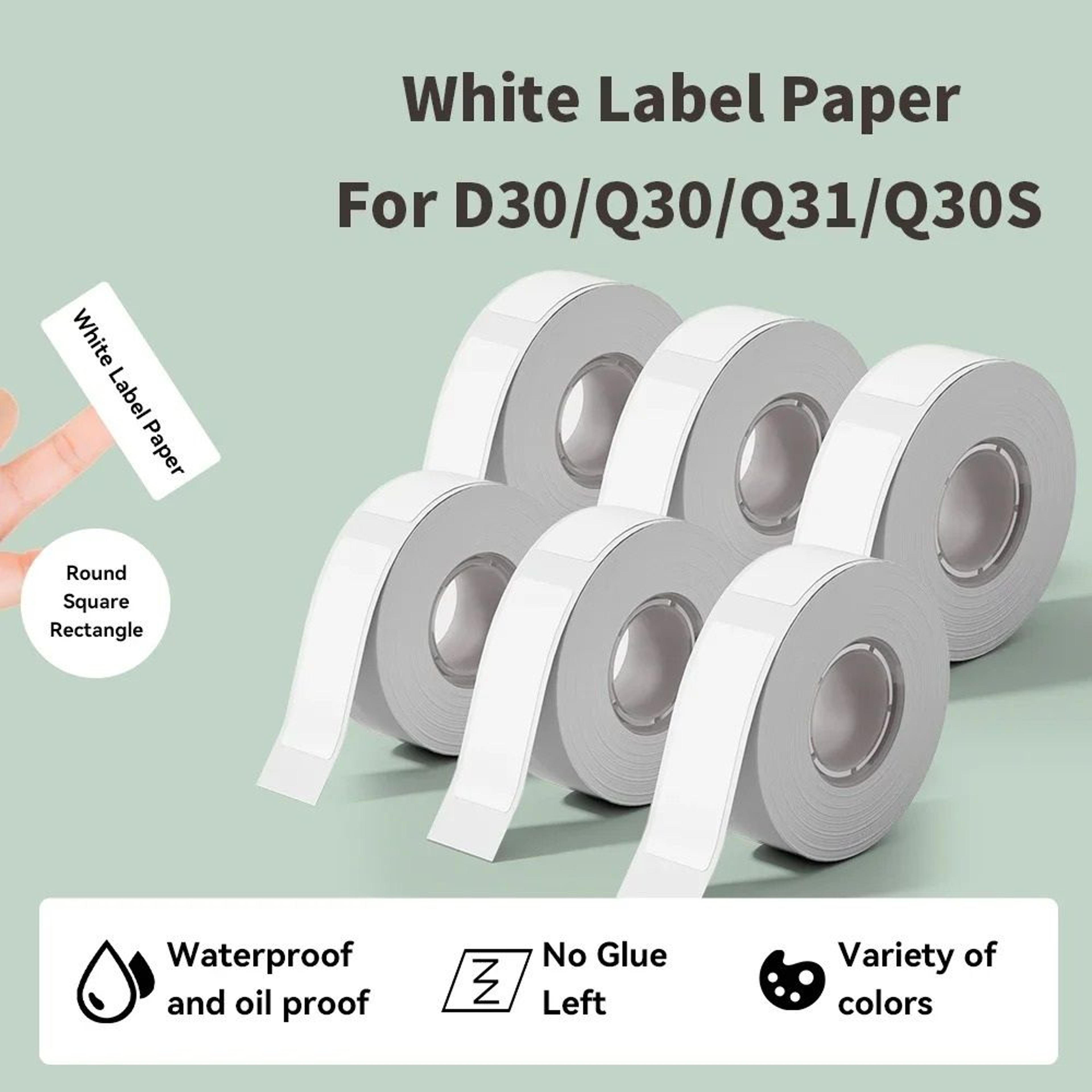 replacement thermal label paper sticker tape for q30 printer