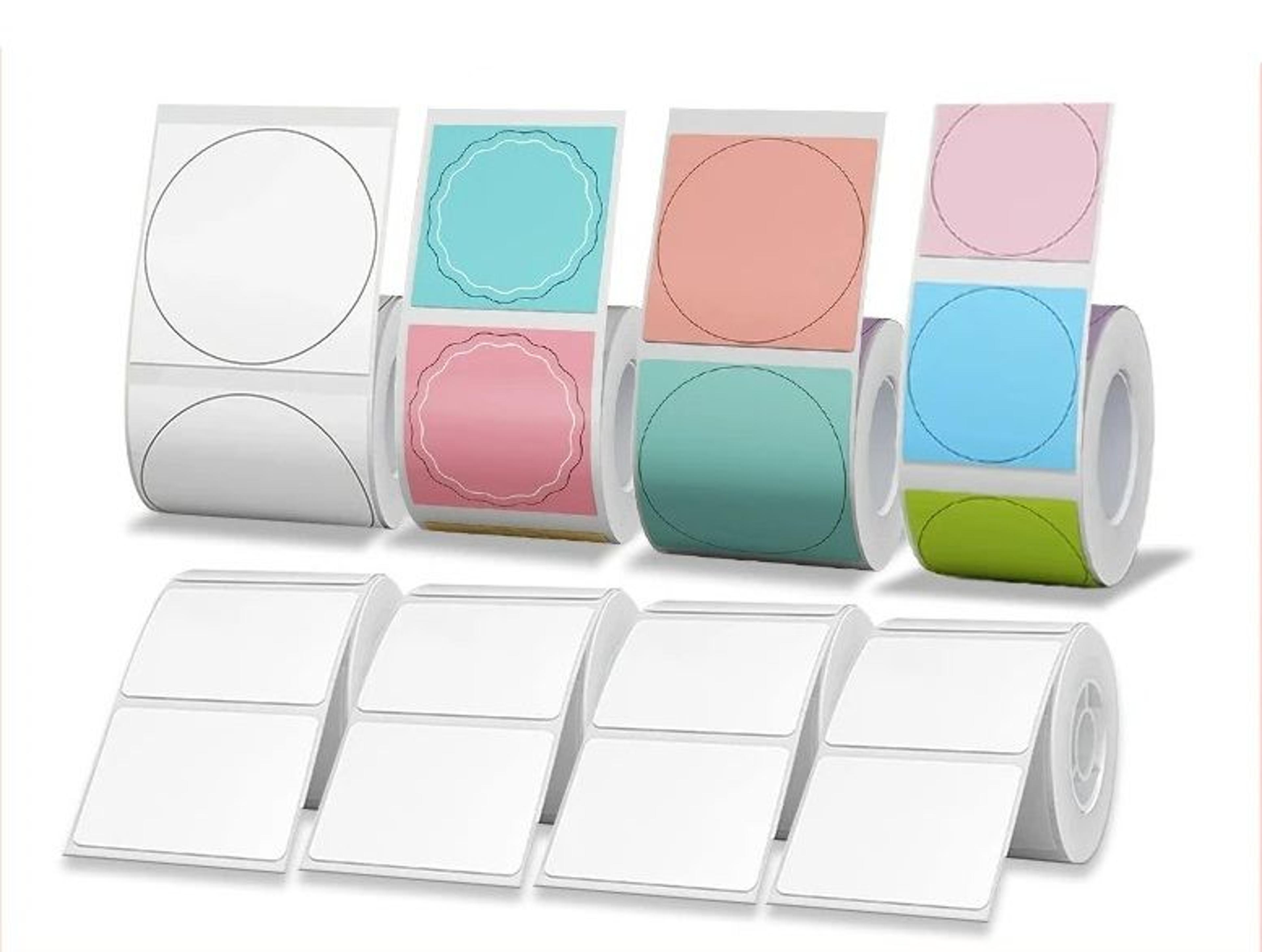 waterproof self-adhesive thermal label paper rolls for portable printer