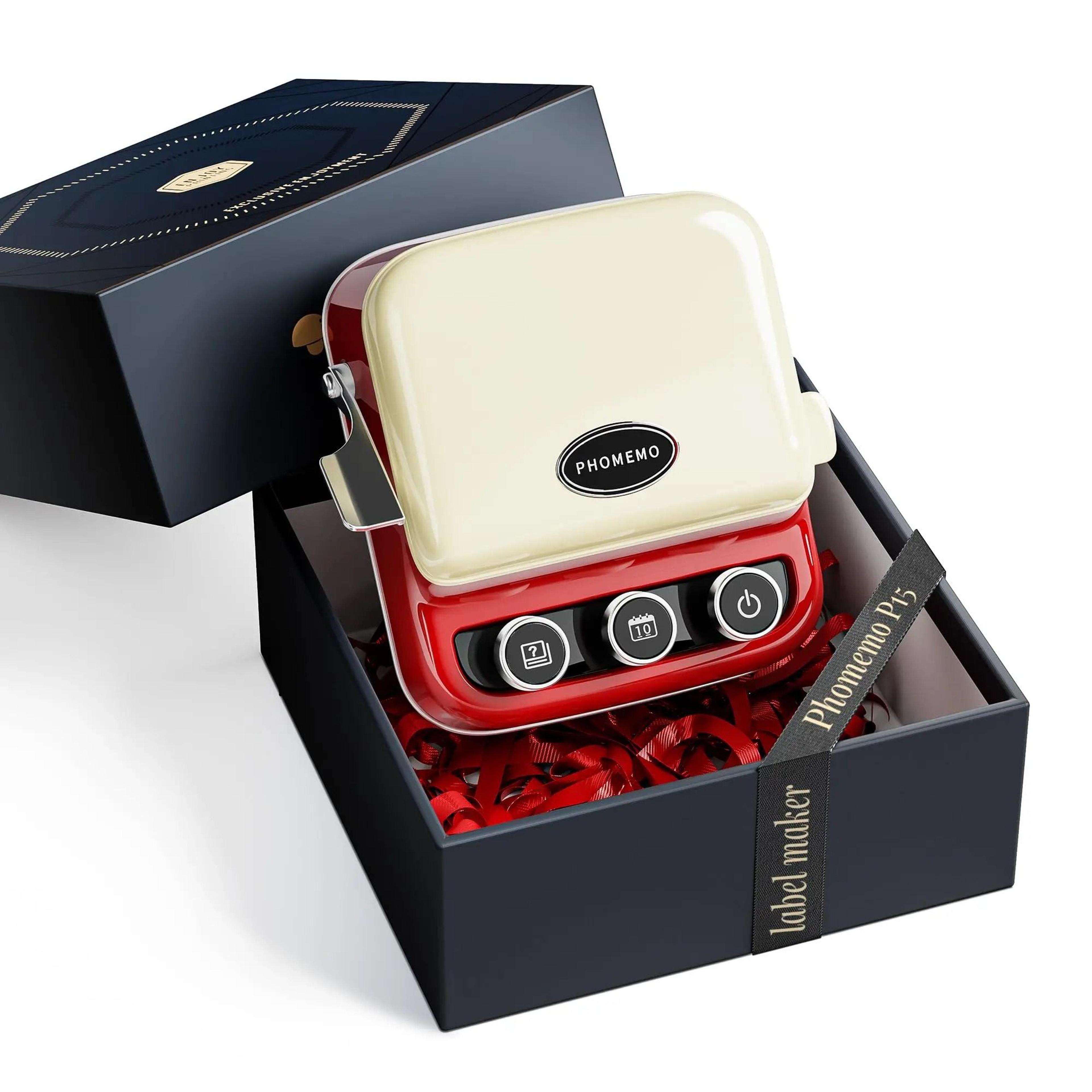 ribbon and name tag bluetooth thermal label printer