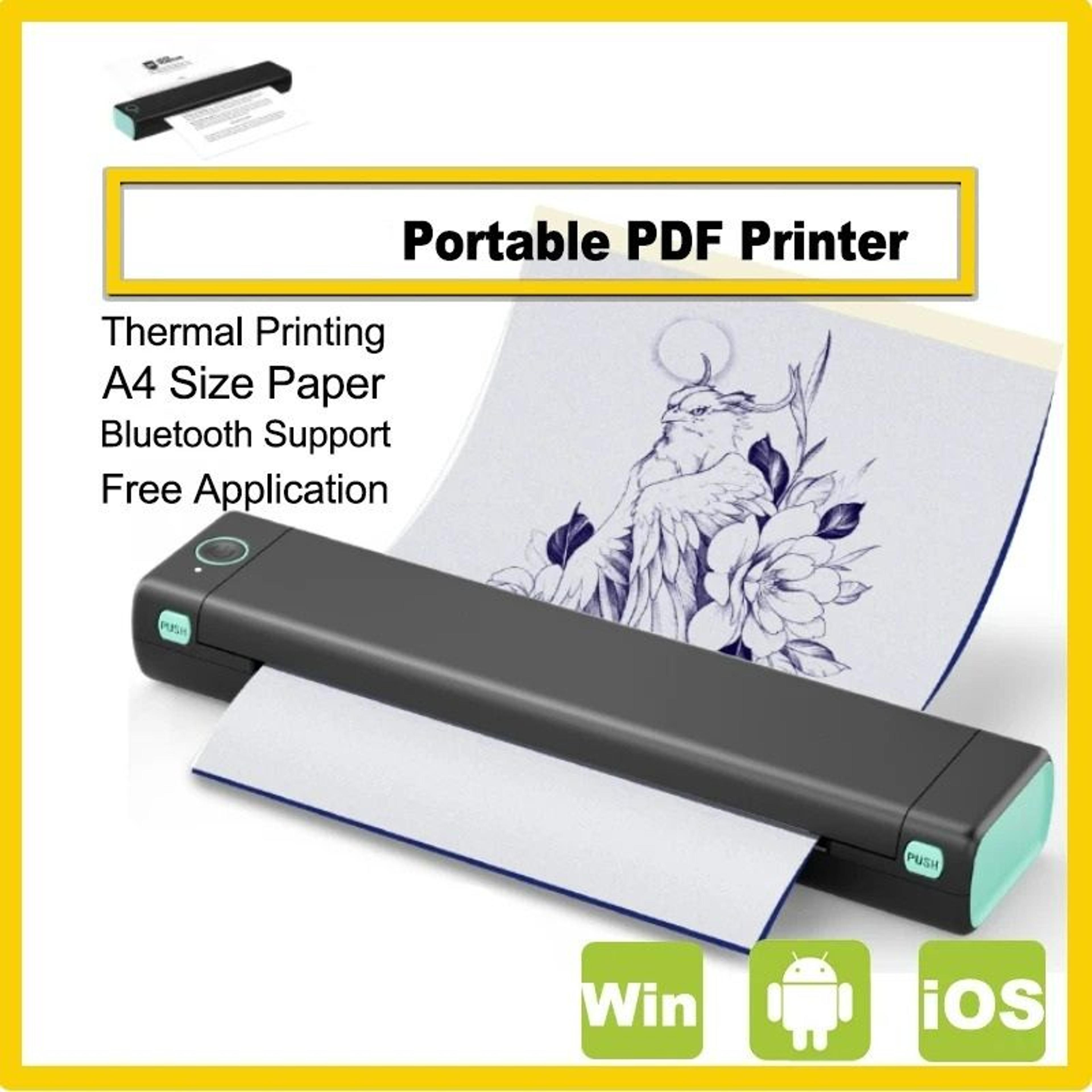 wireless tattoo transfer thermal stencil printer