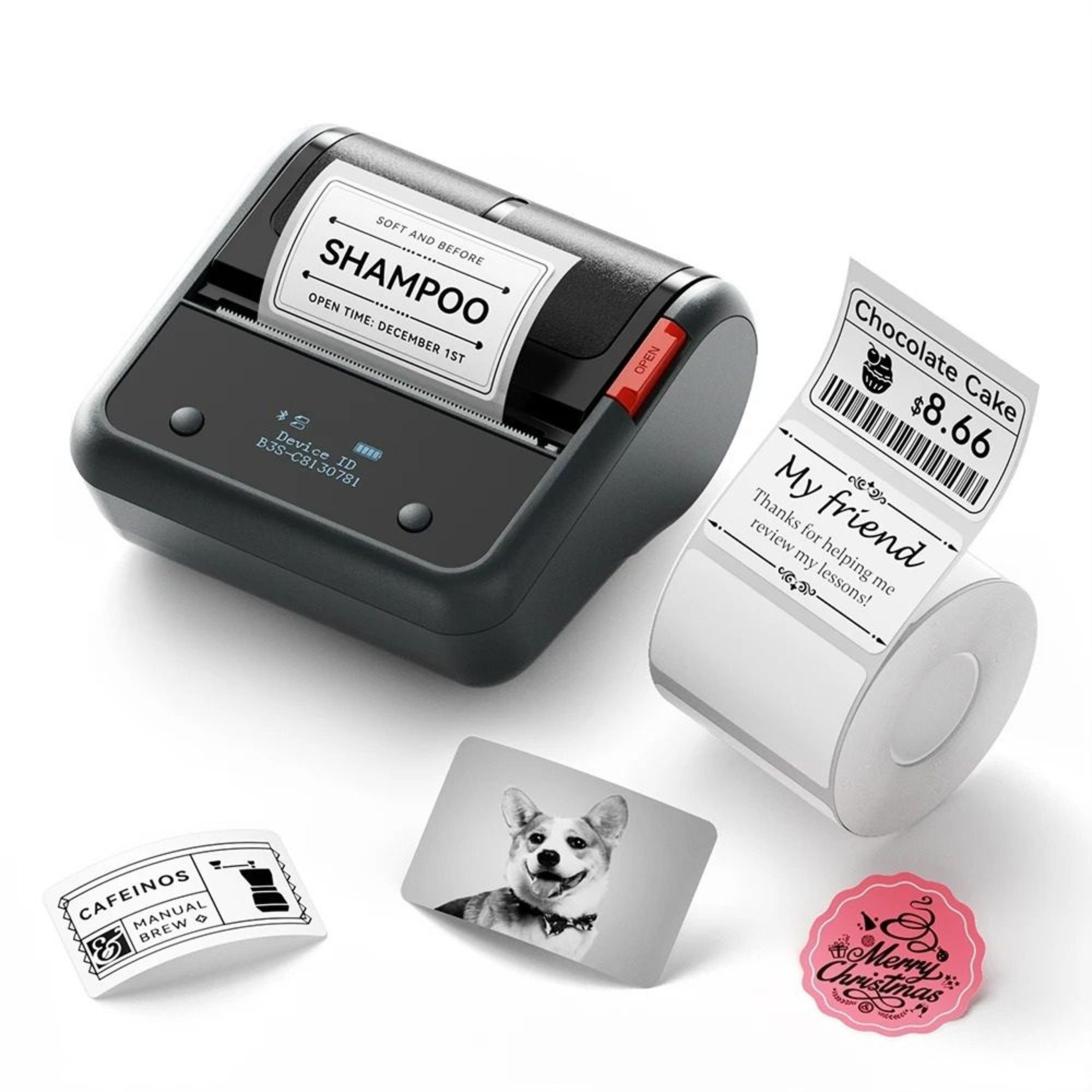 wireless 3-inch commercial thermal label printer