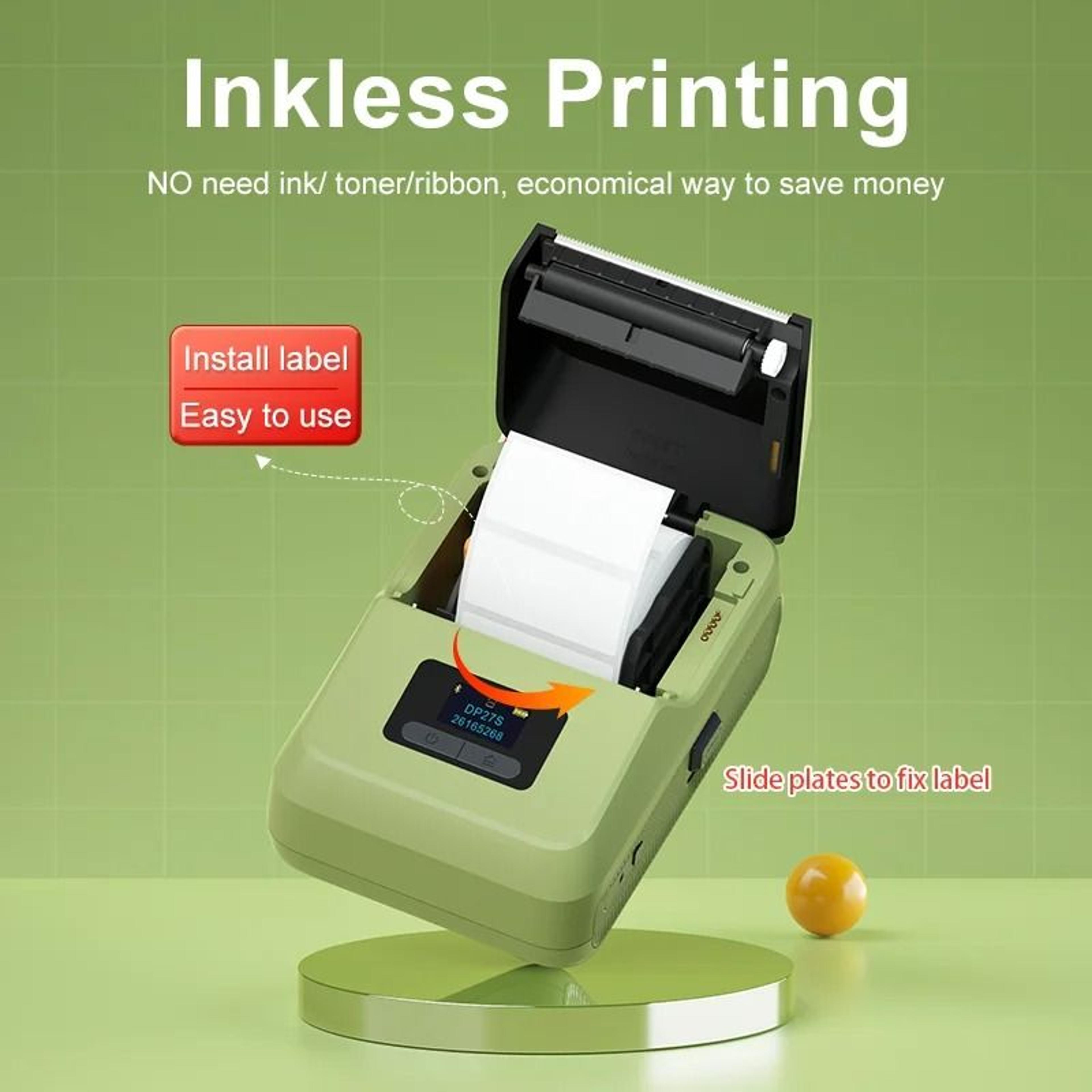 2Inch Portable Wireless Thermal Label Printer 4
