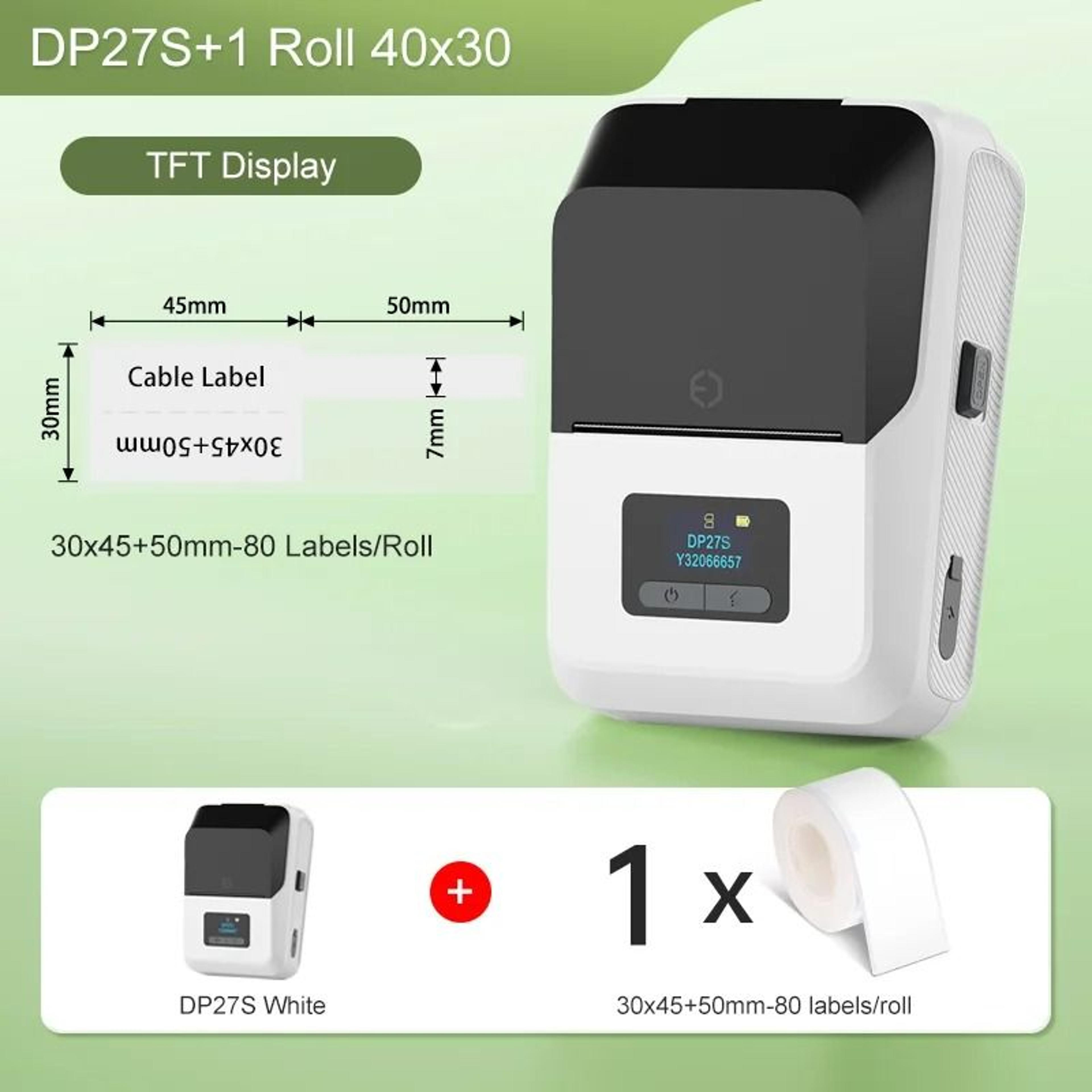 2Inch Portable Wireless Thermal Label Printer 7