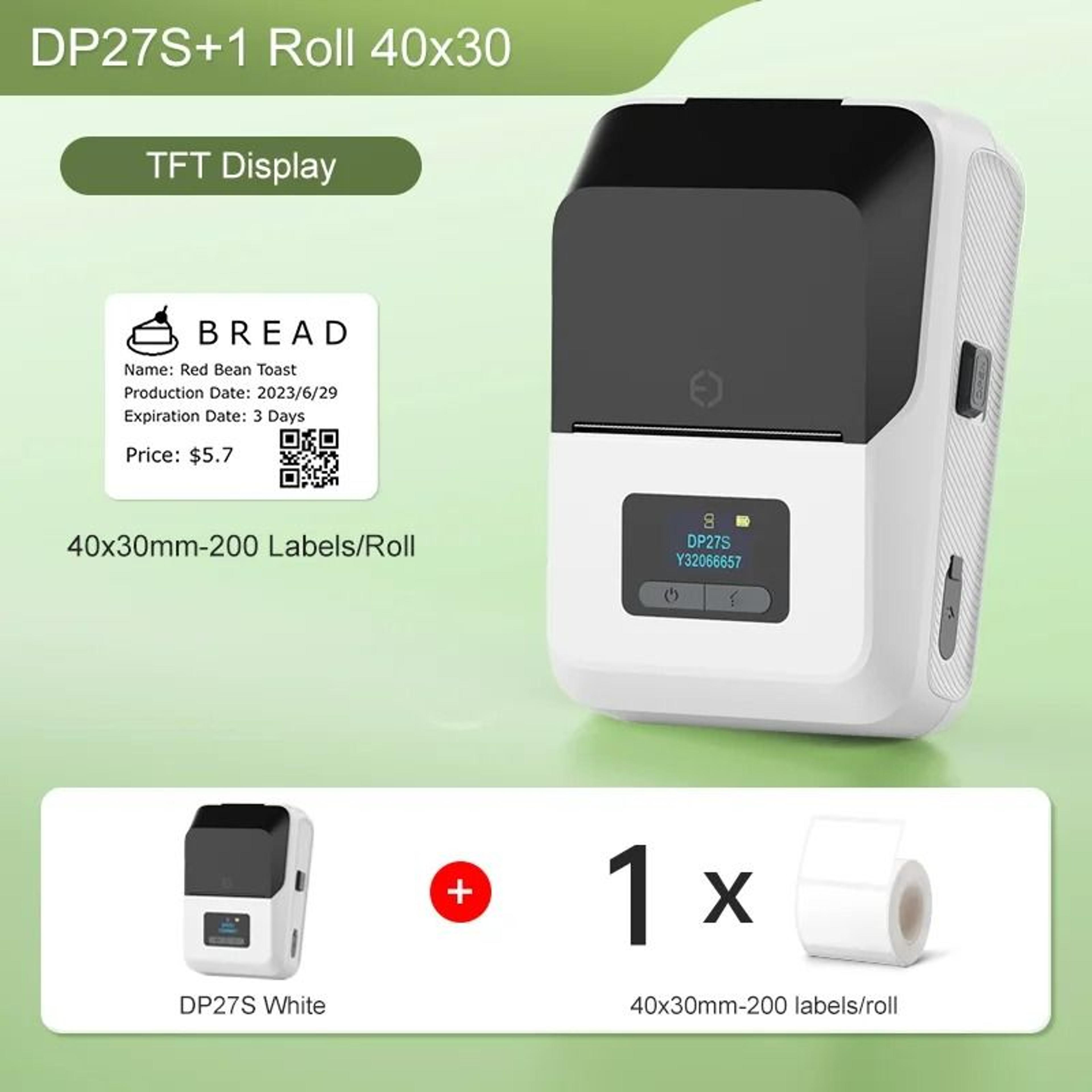 2Inch Portable Wireless Thermal Label Printer 6
