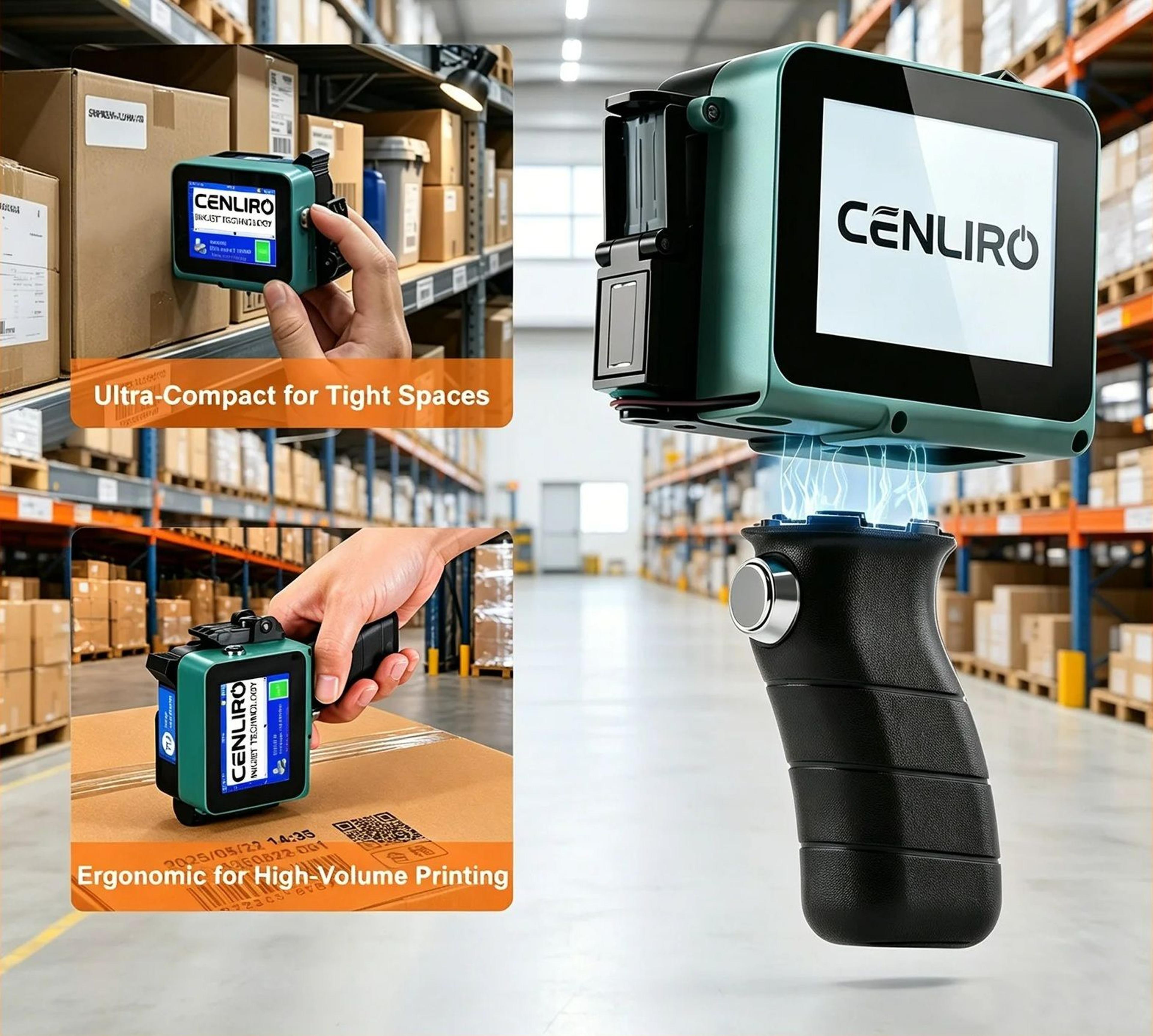 detachable handheld inkjet coding printer