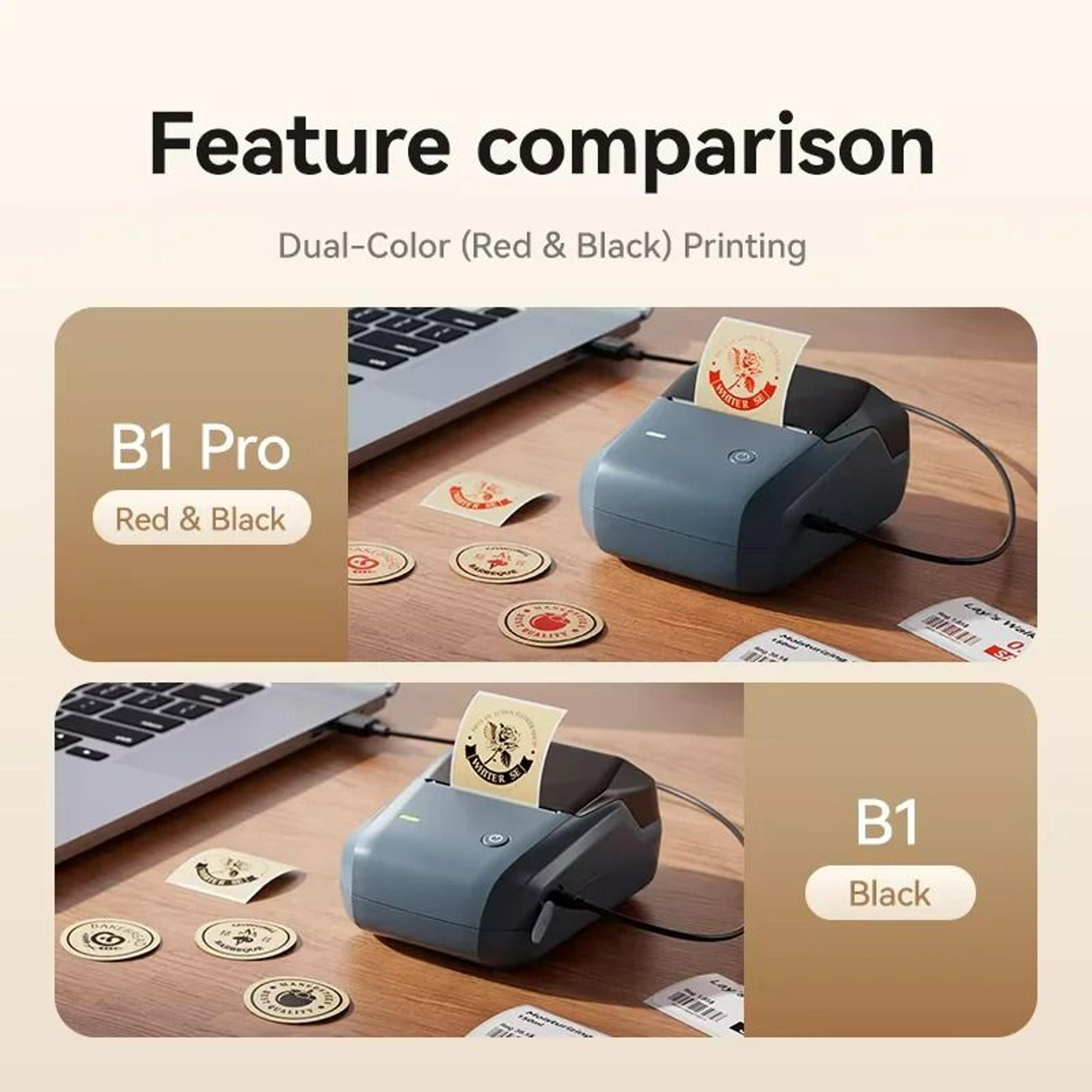 Wireless 2Inch HighDefinition Thermal Label Printer 3