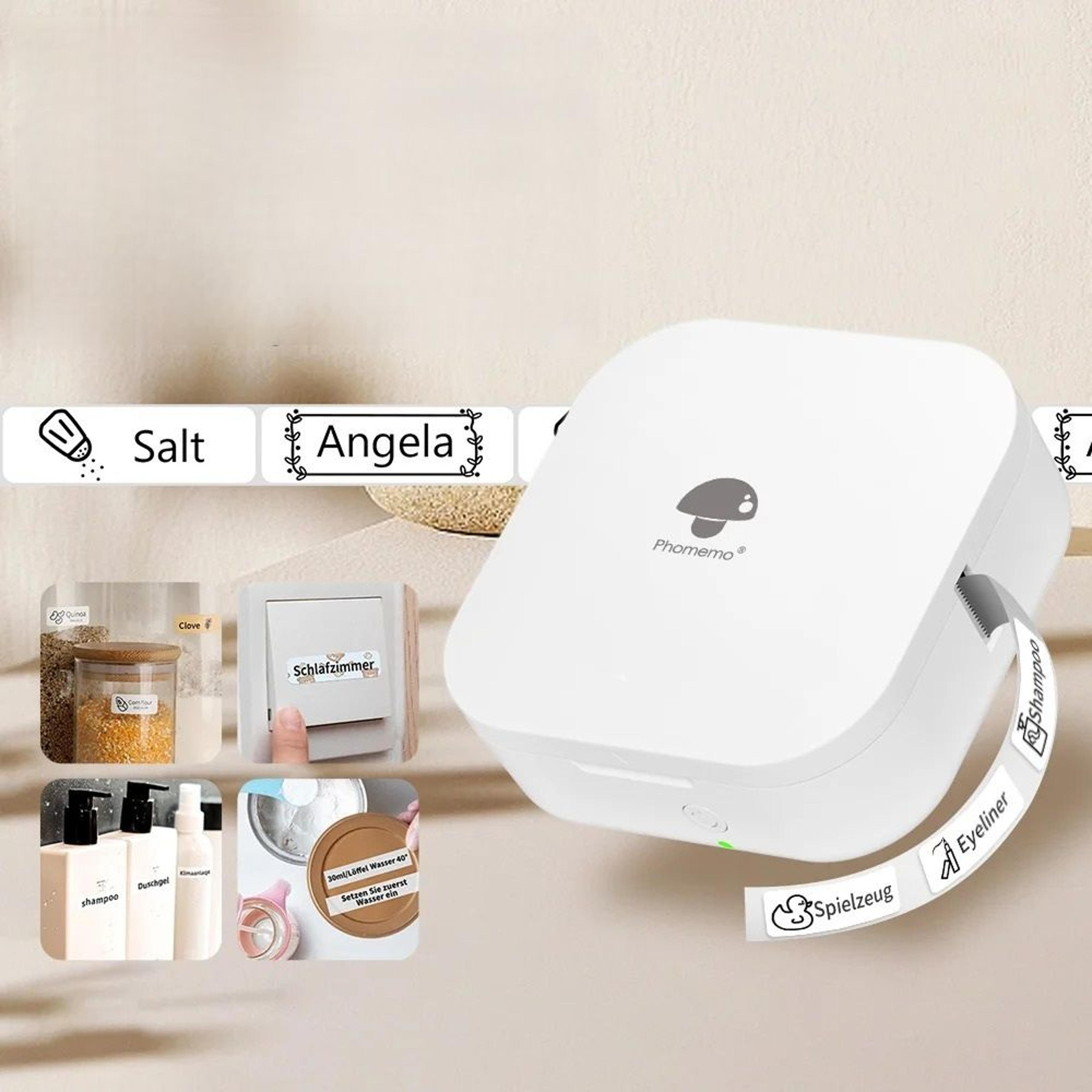 elite wireless portable mini thermal sticker printer for ios & android