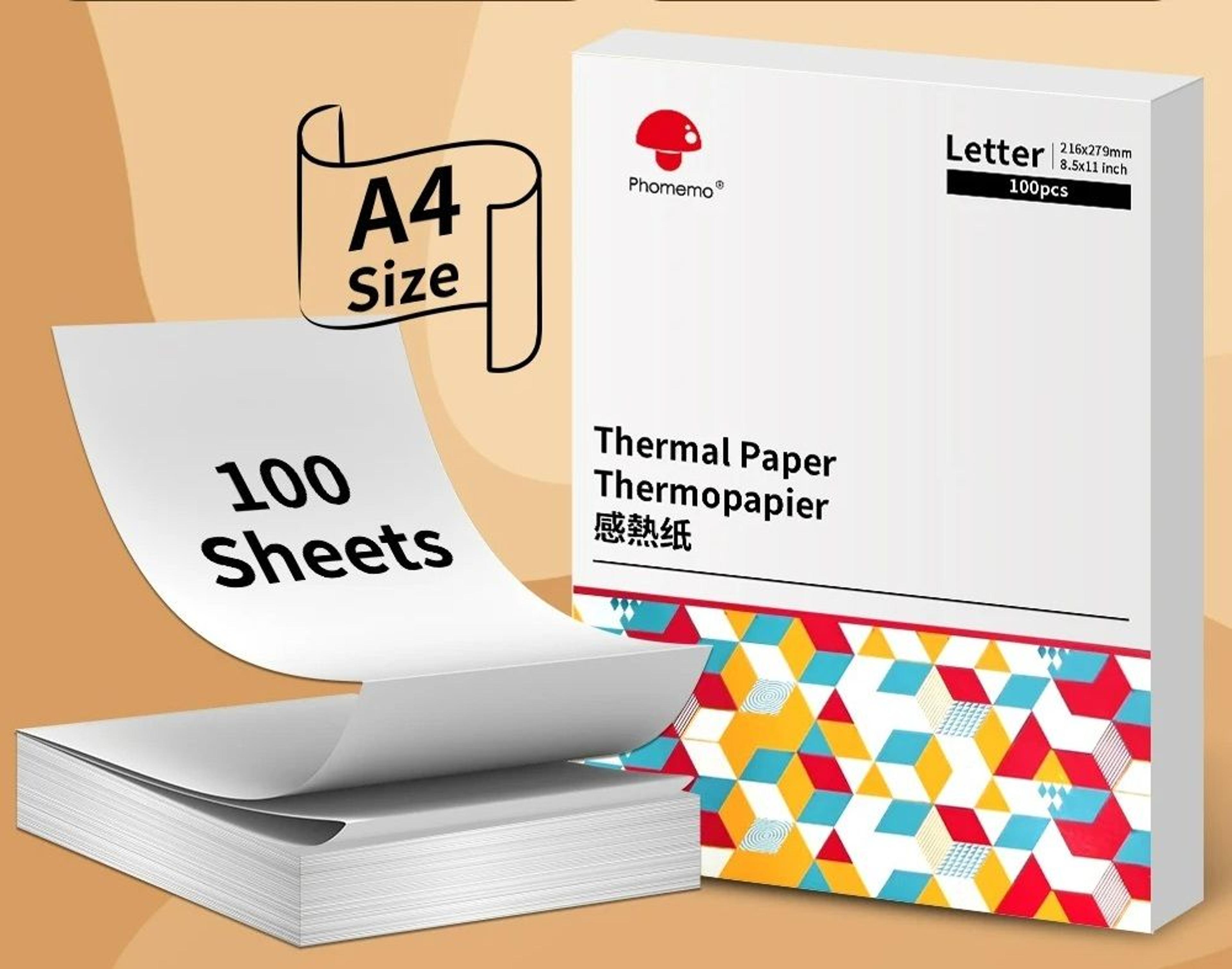 a4 & letter thermal printer paper rolls & folded sheets