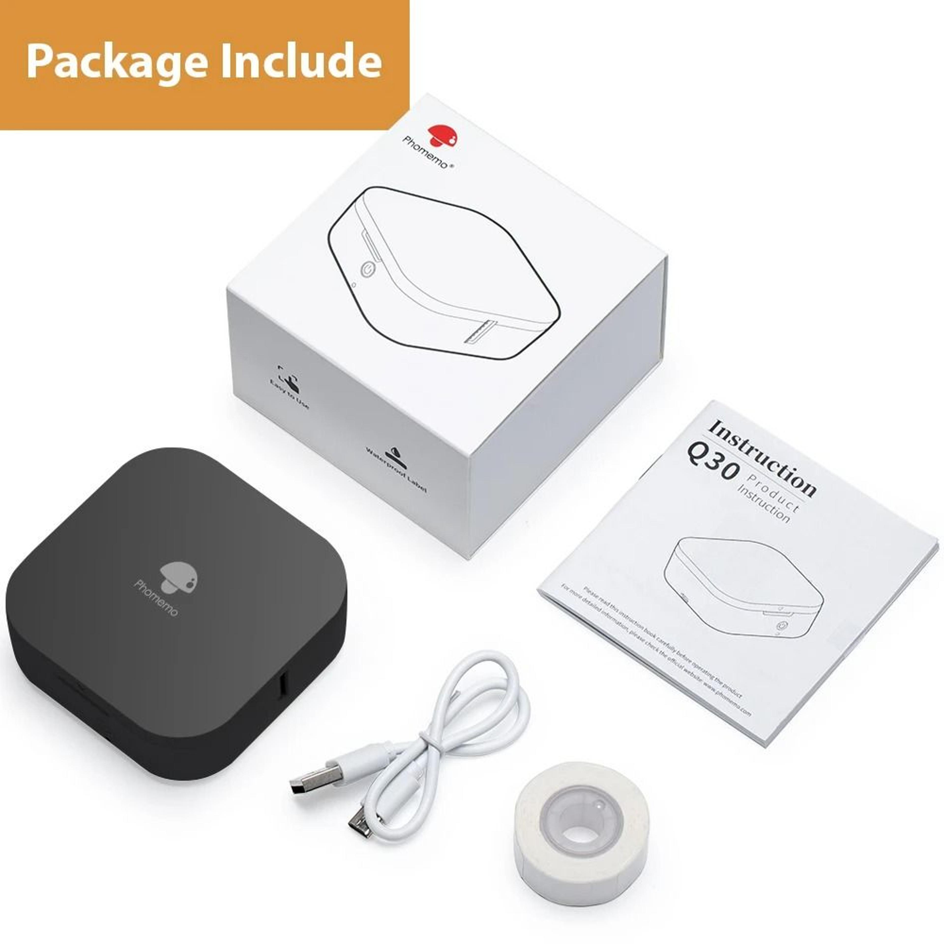Wireless Mini Thermal Label  Barcode Maker For Home Office  School 9