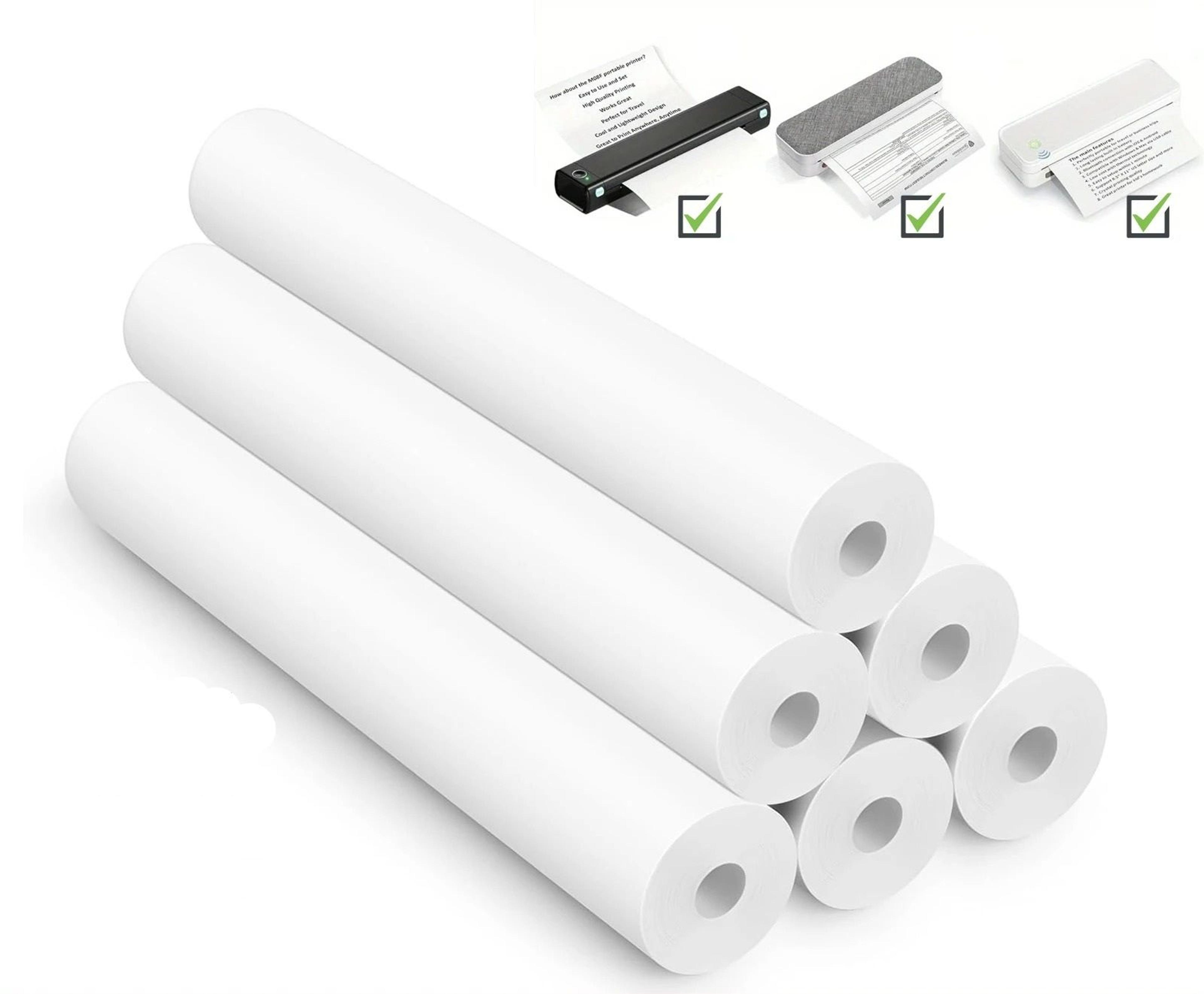 a4 thermal paper rolls for portable thermal printers (2 rolls)
