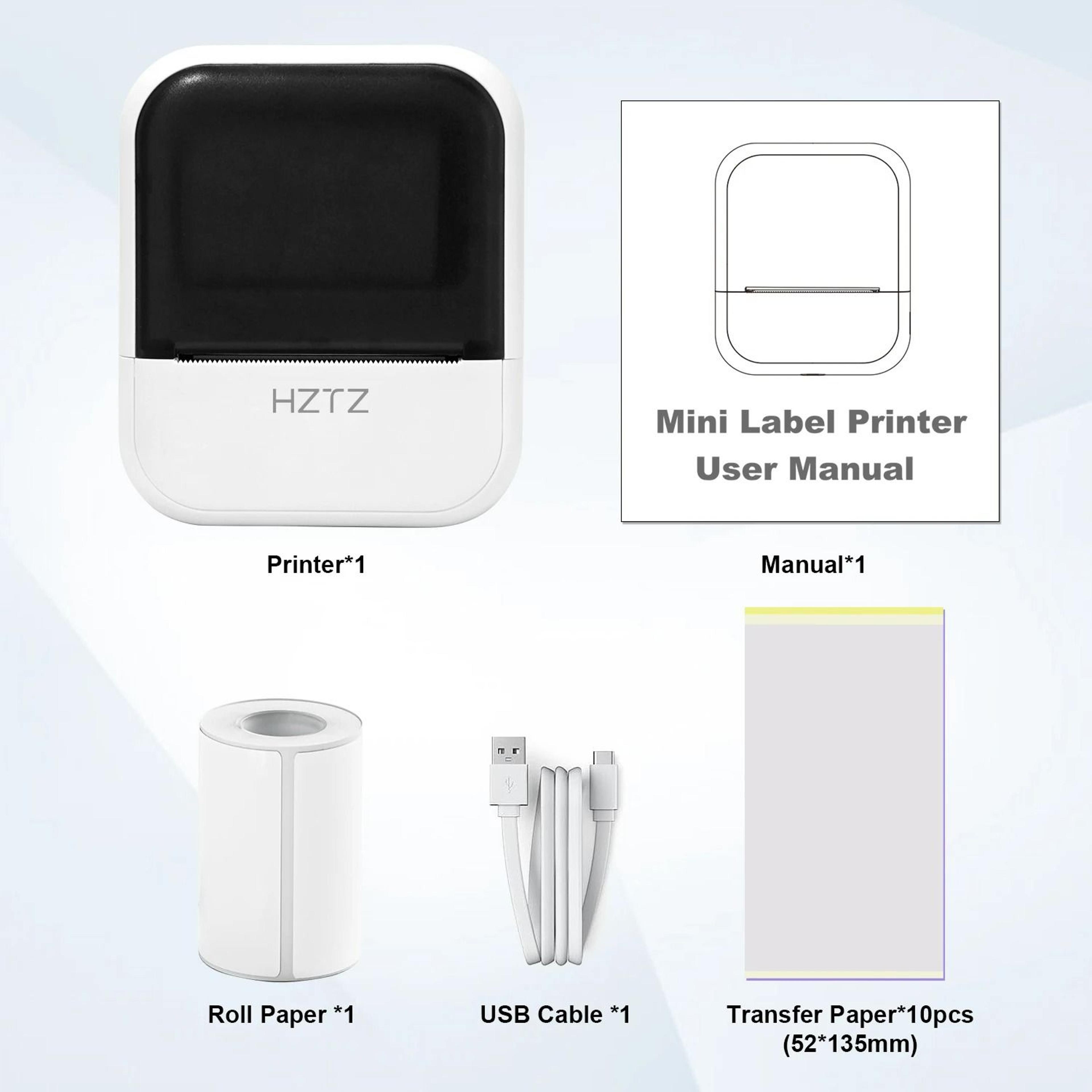 Wireless Mini Portable Thermal Tattoo  Label Printer 6