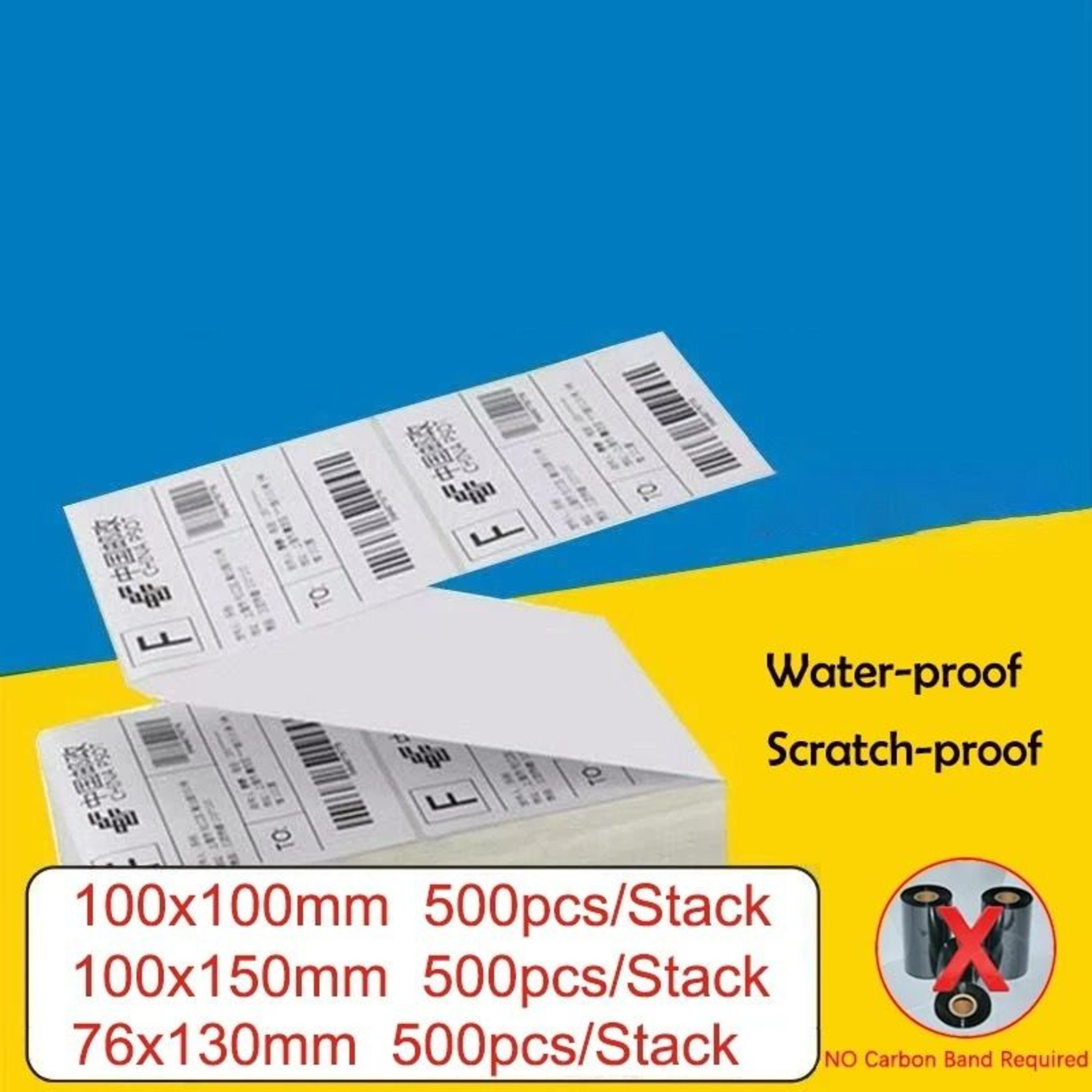 Folded Thermal Shipping Label Paper Sheets 500 Sheets 1