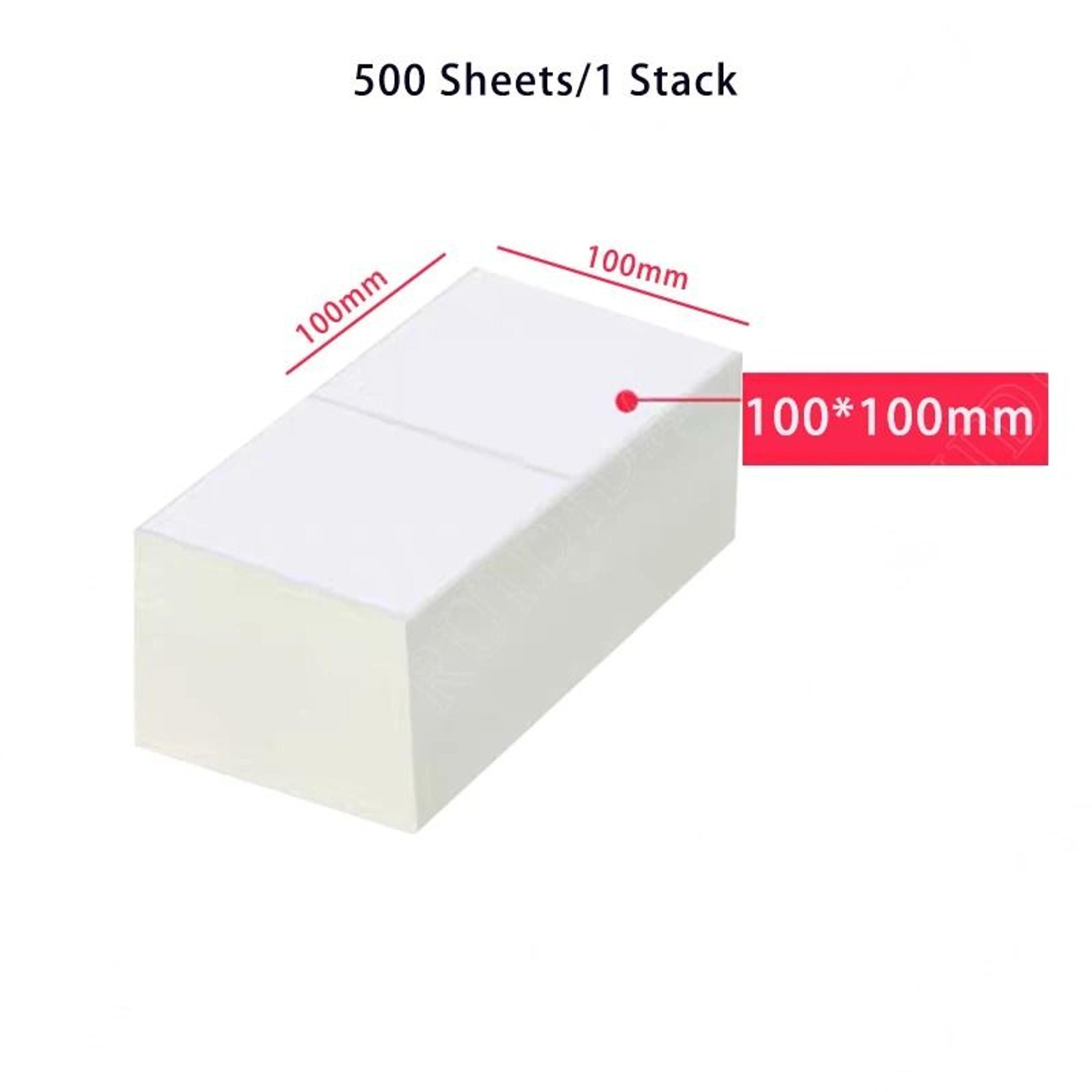 Folded Thermal Shipping Label Paper Sheets 500 Sheets 8