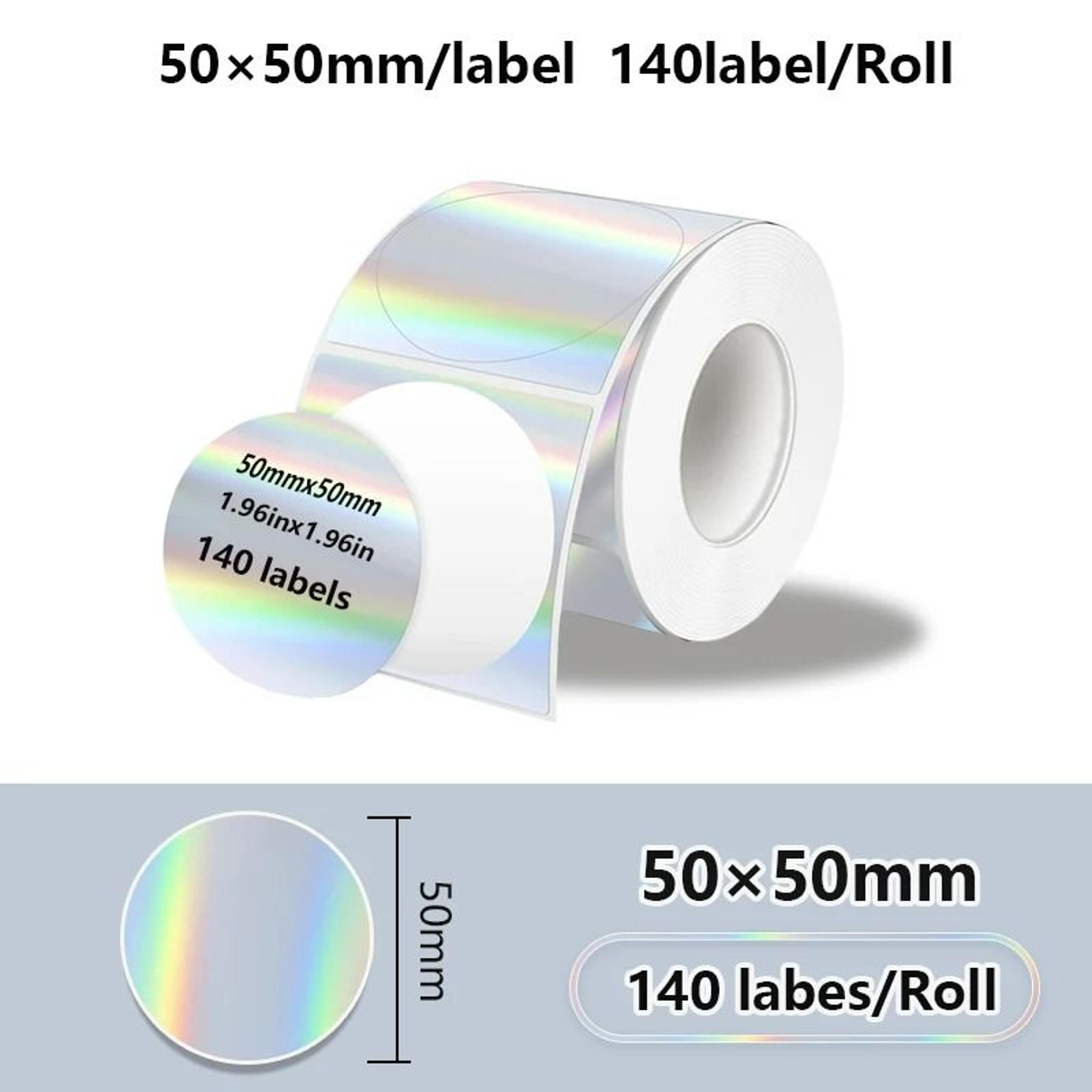 Laser Holographic Transparent Thermal Adhesive Label Rolls 10